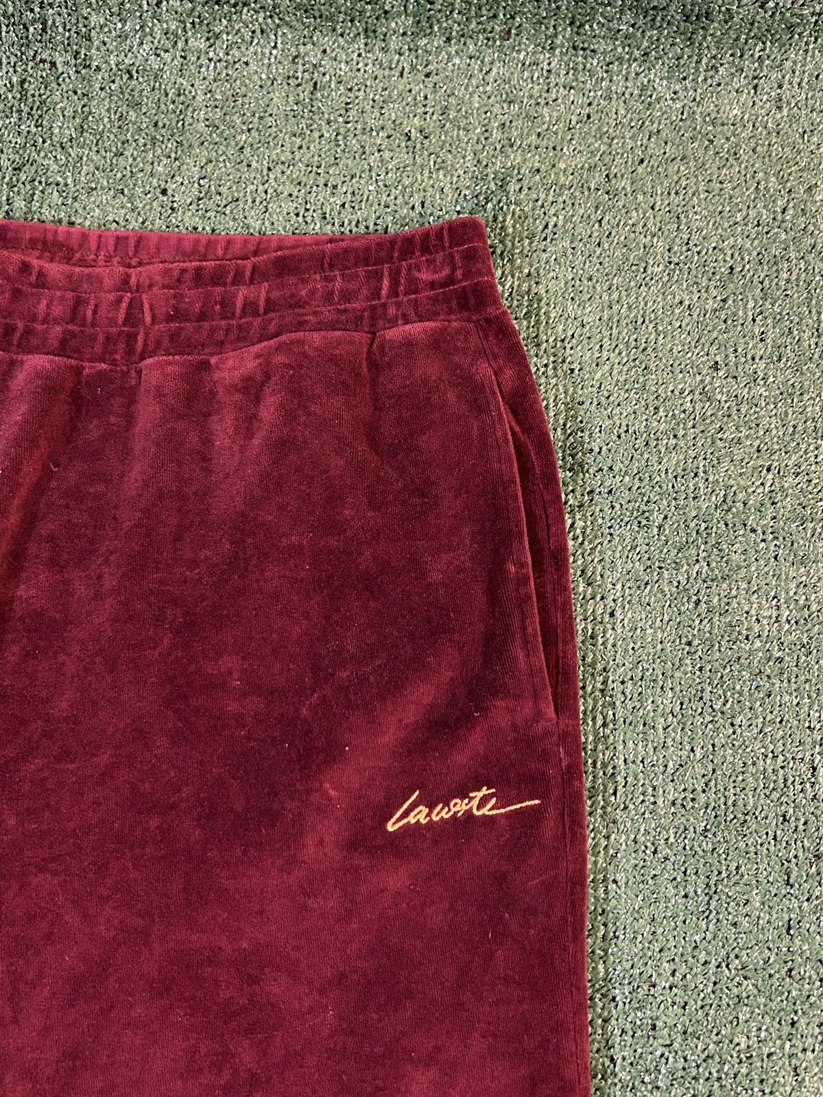 Lacoste Lacoste Gold Signature Velvet Pants Size US 40 / EU 56 - 2 Thumbnail