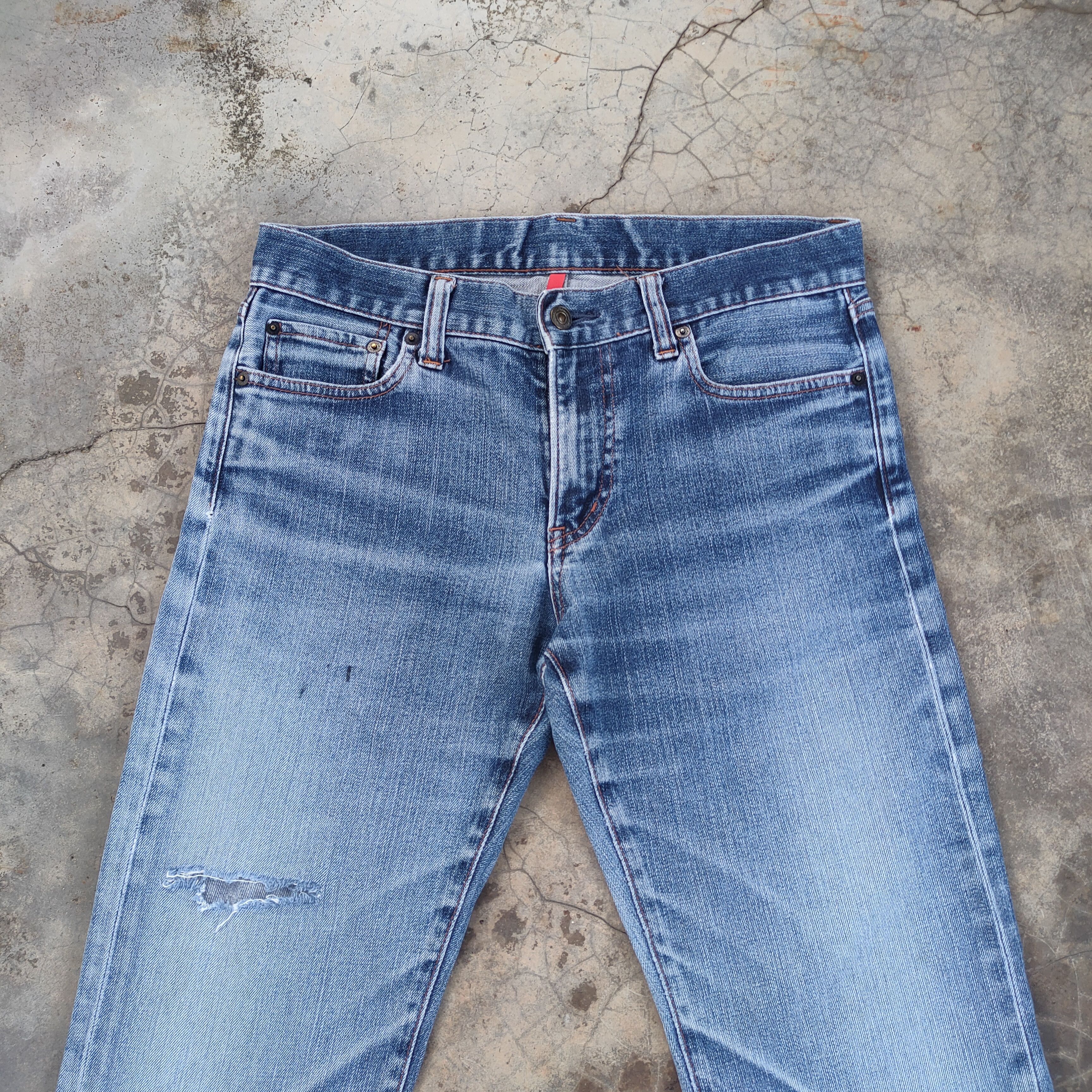 Japanese Brand W33 VINTAGE JAPANESE FADED DISTRESSED DENIM JEAN PANTS Size US 33 - 3 Thumbnail