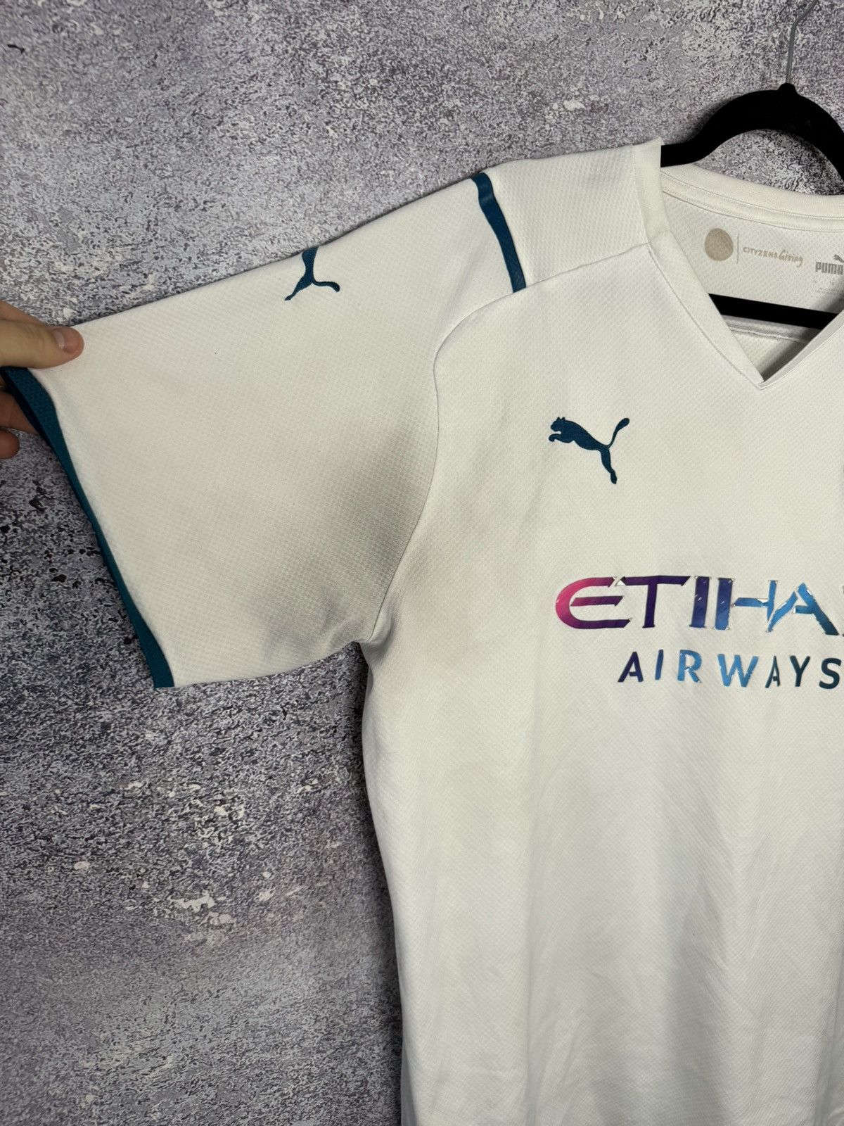 Puma × Vintage Manchester City 2021/22 Away Puma Soccer Jersey XL size Size US XL / EU 56 / 4 - 16 Thumbnail