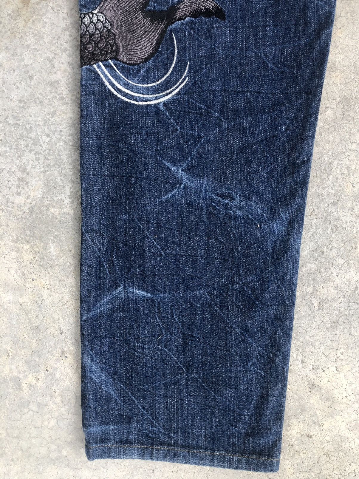 Karakuri Tamashii Karakuri Tamashii Embroidered Jeans Distressed Size US 34 / EU 50 - 11 Thumbnail