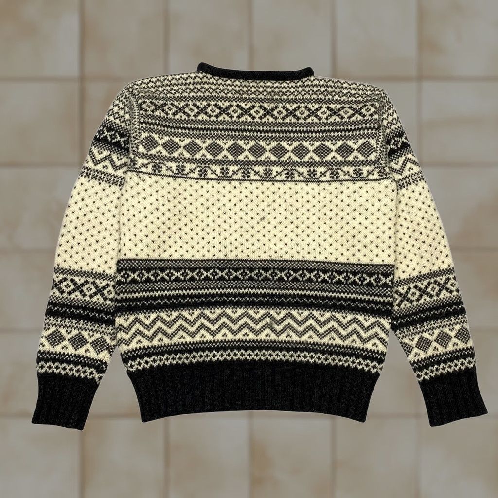J.Crew VINTAGE J.Crew Oarsmen Nordic Wool Sweater Pullover Large Fair Isle Size US L / EU 52-54 / 3 - 1 Thumbnail