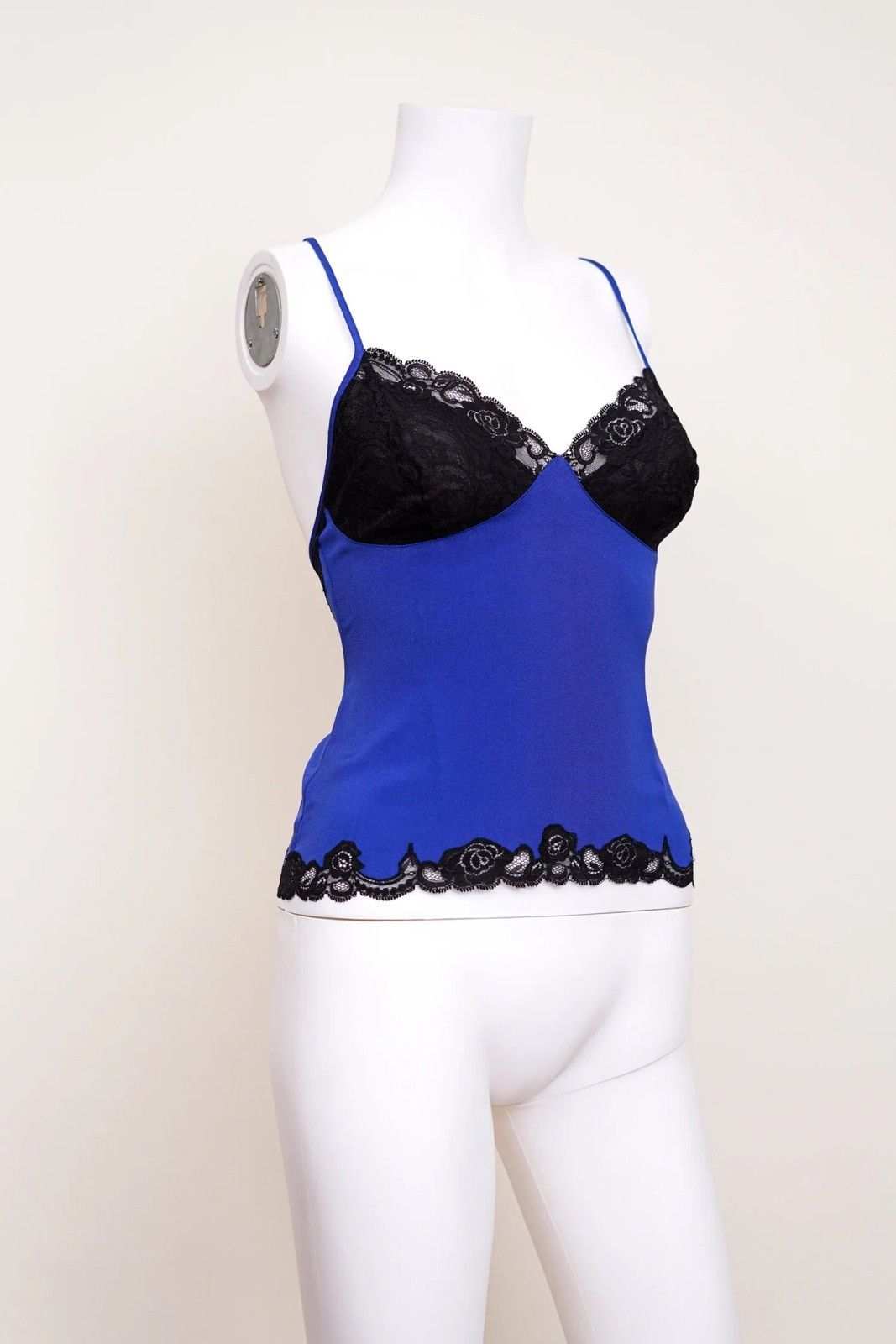 Versace Gianni Versace 1996 Blue Lace Tank Top Size S / US 4 / IT 40 - 3 Thumbnail
