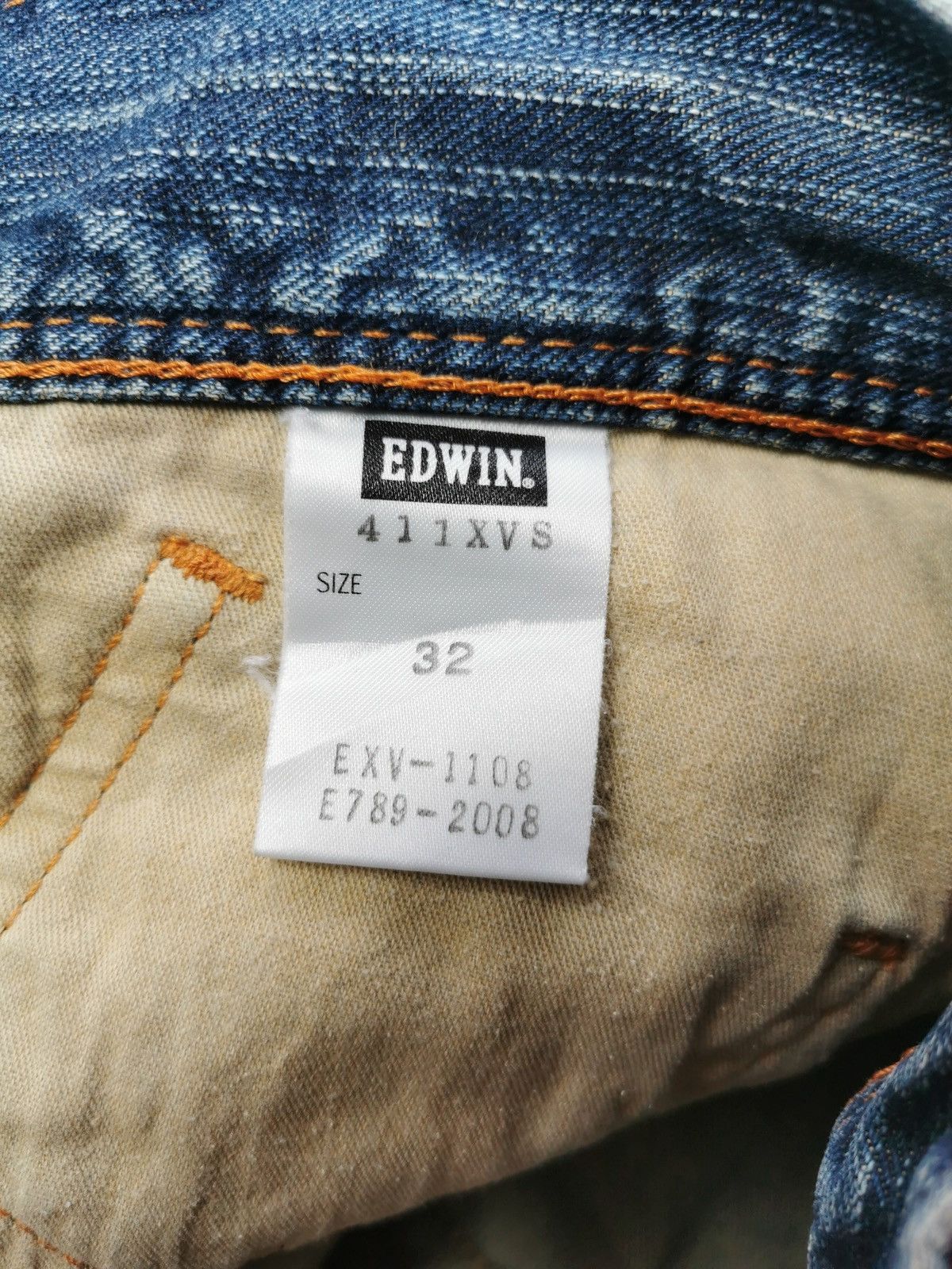 Edwin Bootcut Edwin 411XVS Denim Jeans Size US 32 / EU 48 - 6 Thumbnail