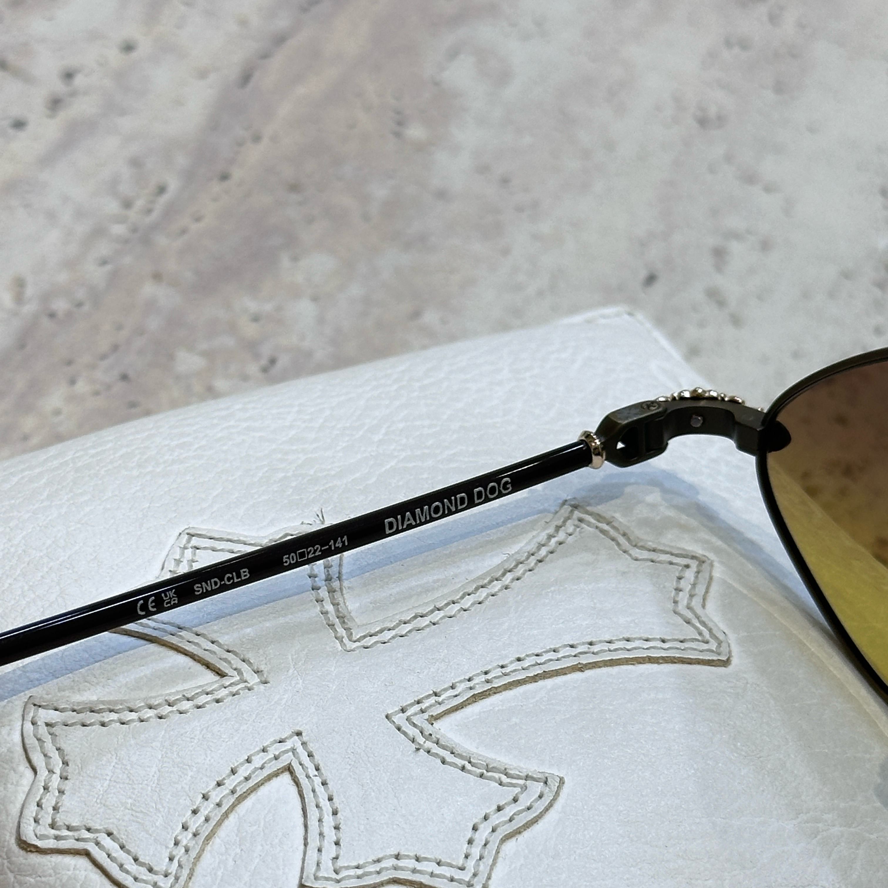 Chrome Hearts CHROME HEARTS DIAMOND DOG Matte Black/Matte Gold PlatedBlack Size ONE SIZE - 3 Thumbnail