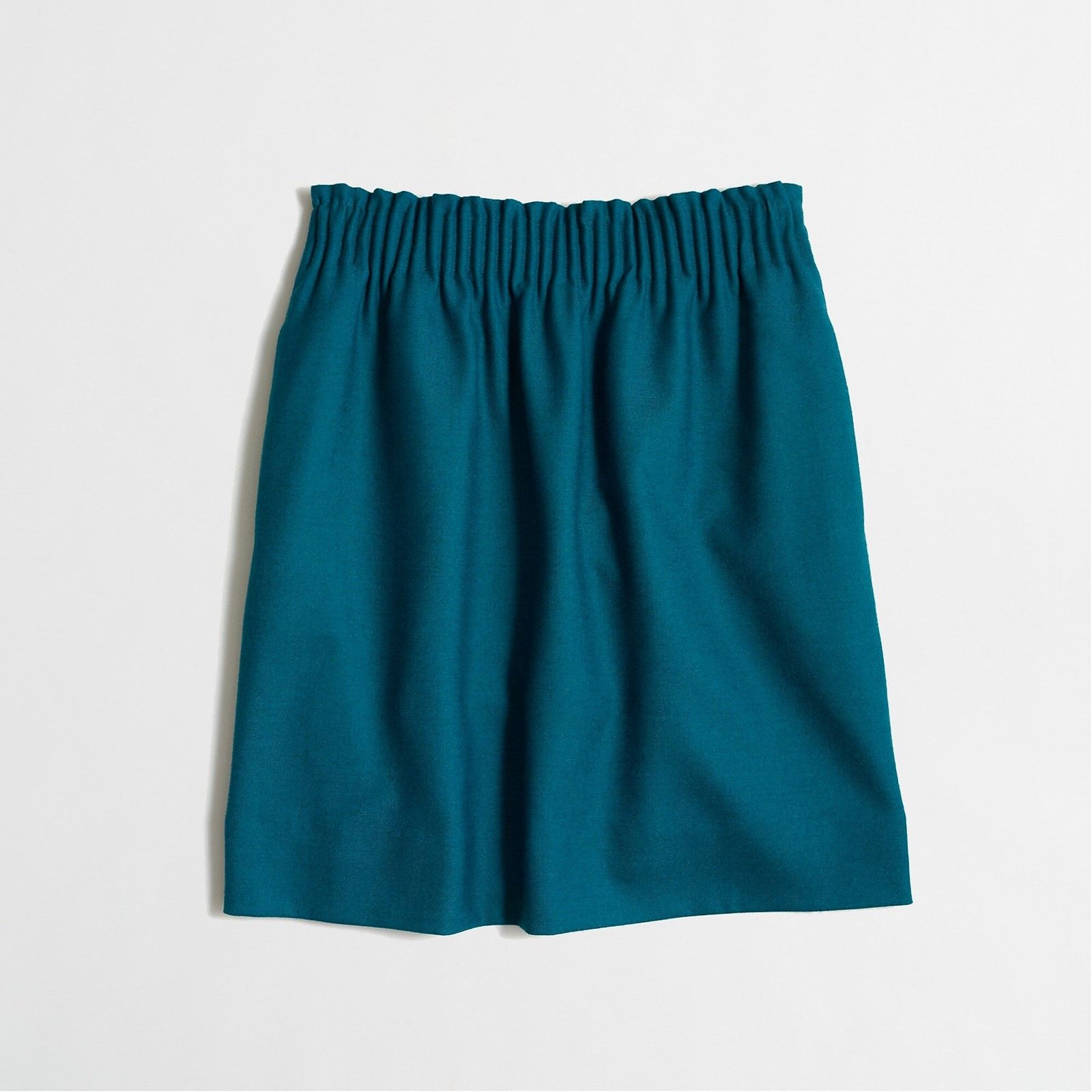 J.Crew J Crew Wool Blend Sidewalk Mini Skirt Blue Pull On Elastic 4 Size 28" / US 6 / IT 42 - 5 Thumbnail