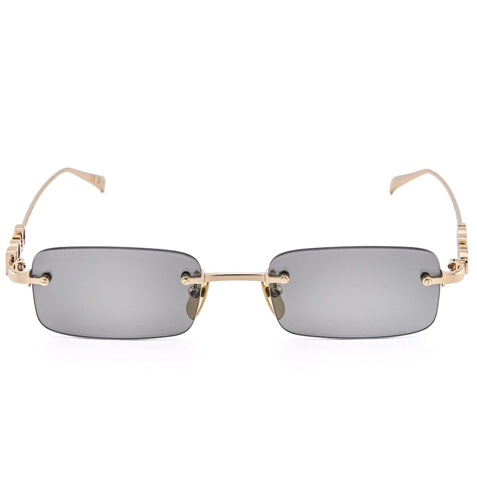 Gucci GUCCI 1808 Gold Silver Mirror Logo GG1808S Sunglasses 003 Size ONE SIZE - 4 Thumbnail