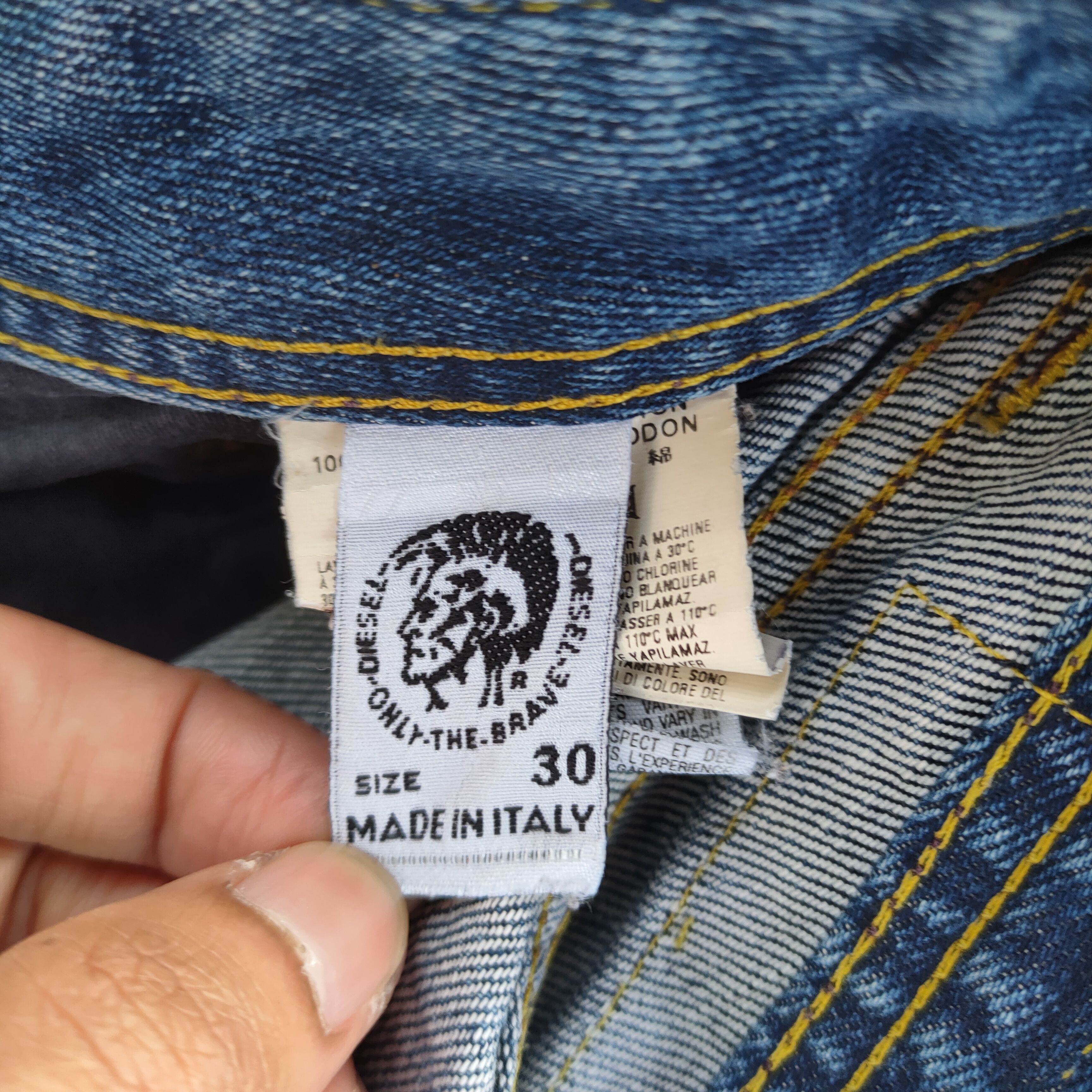 Diesel diesel button fly vintage jeans denim pants Size US 30 / EU 46 - 14 Thumbnail