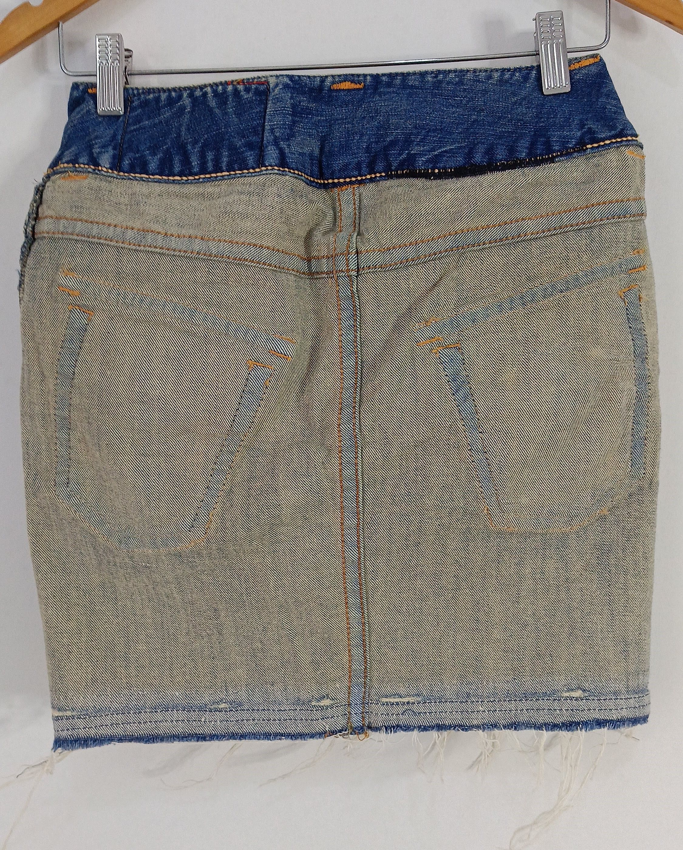 Hysteric Glamour Hysteric Glamour Japan denim patched short skirt small VTG Size 27" / US 4 / IT 40 - 14 Thumbnail