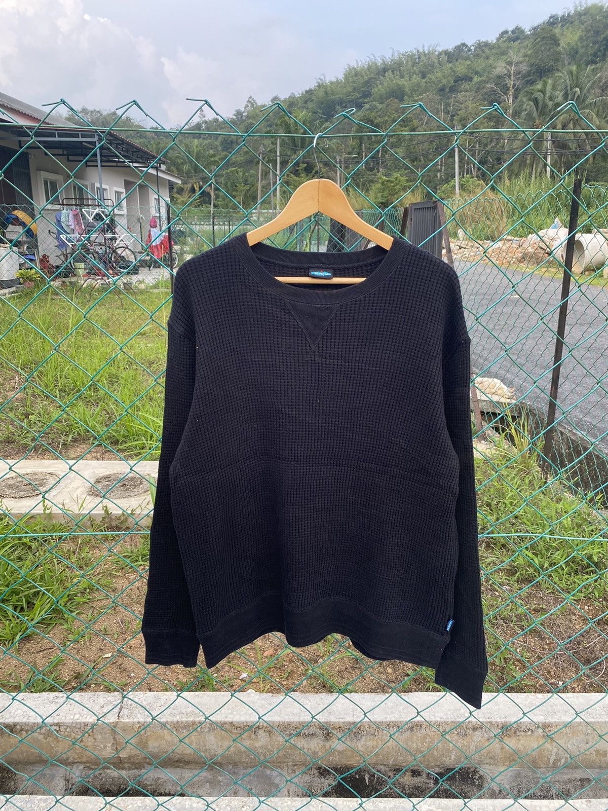 KAVU AW Kavu Plain Black Sweater Size US L / EU 52-54 / 3 - 1 Thumbnail