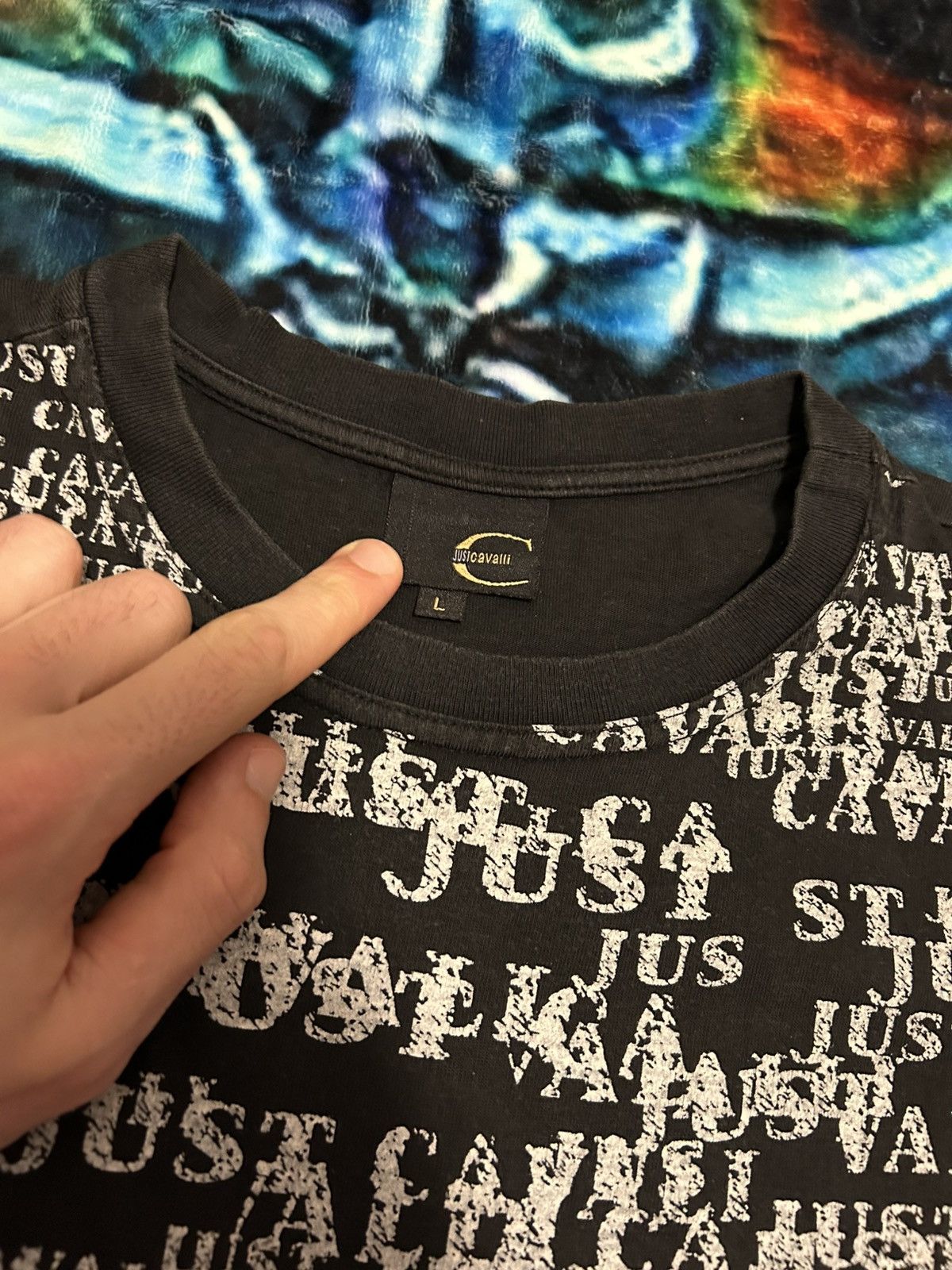 Just Cavalli Just cavalli monogram logo tee Size US L / EU 52-54 / 3 - 3 Thumbnail