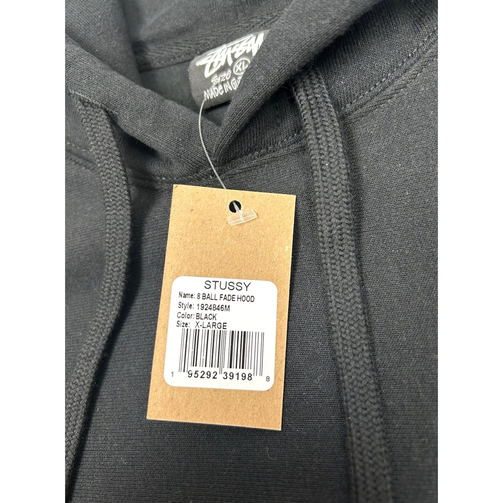 Vintage VINTAGE Stussy 8 Ball Fade Hoodie Eight Ball Stüssy Graphic Sweatshirt XL BLK Size US XL / EU 56 / 4 - 5 Thumbnail