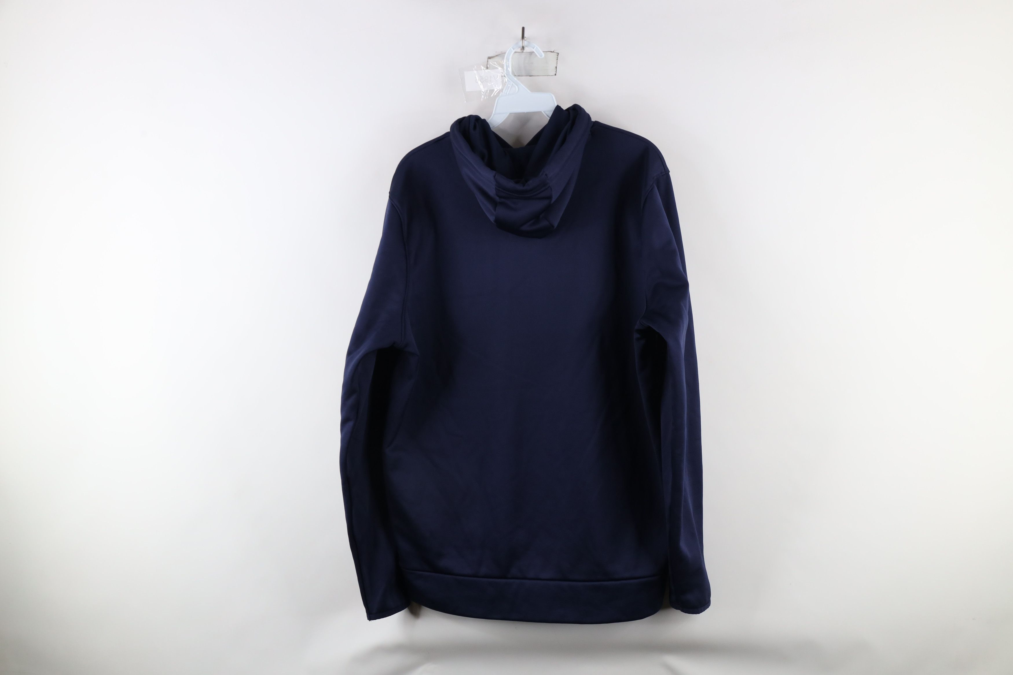 Under Armour × Vintage Under Armour Out Hillsdale College Hoodie Sweatshirt Blue Size US M / EU 48-50 / 2 - 8 Thumbnail