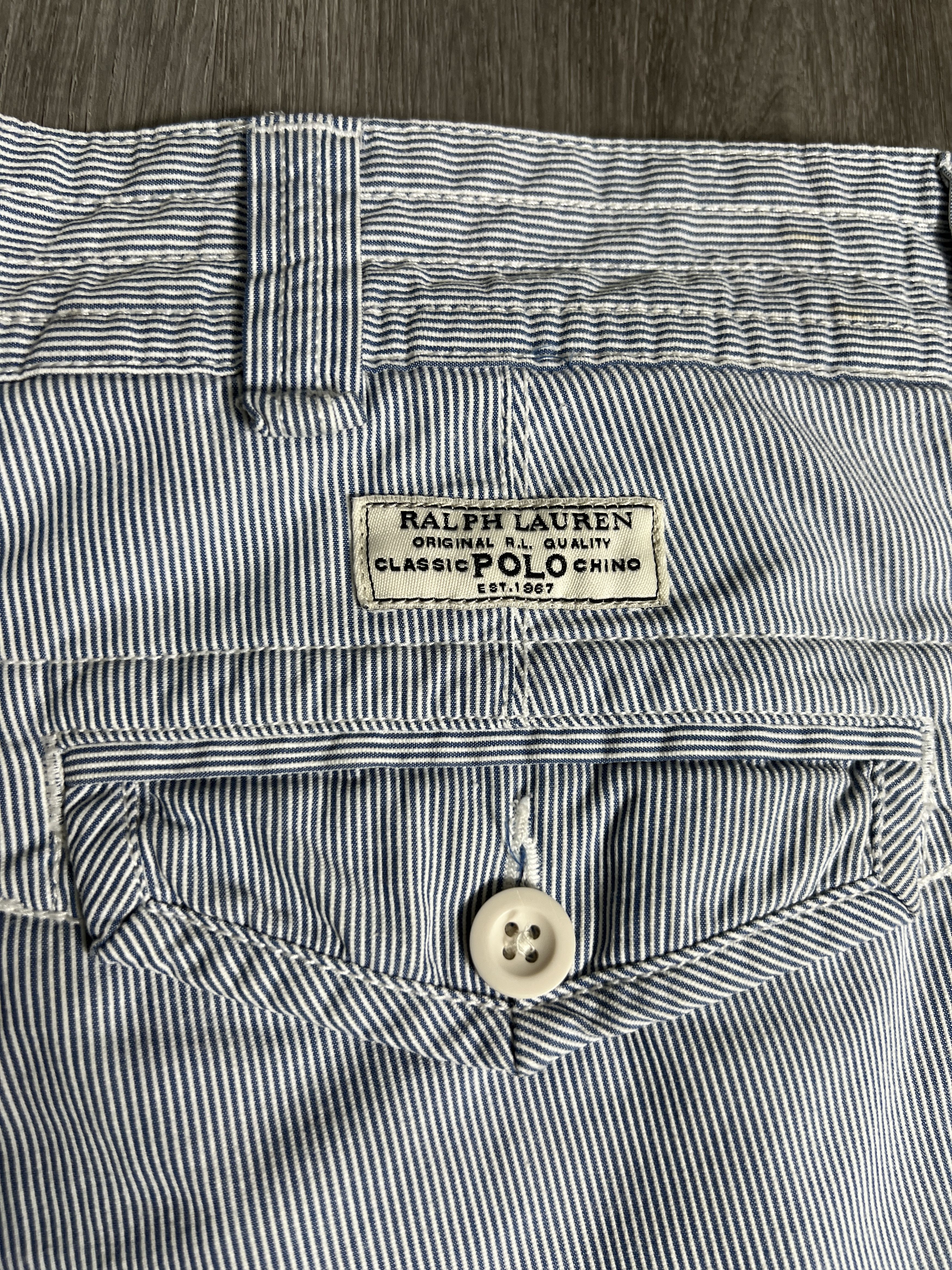 Polo Ralph Lauren Polo Ralph Lauren Seersucker Cargo Short JKA490 Size US 39 - 10 Thumbnail