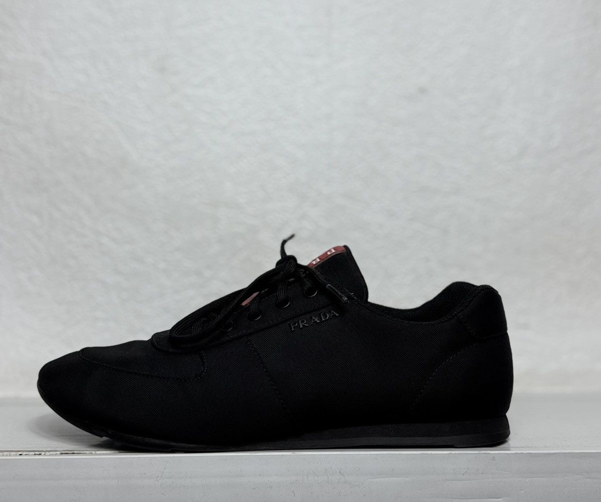 Prada Prada Red Tab Luxury Black Casual Shoes Sneakers Size US 9 / EU 42 - 4 Thumbnail