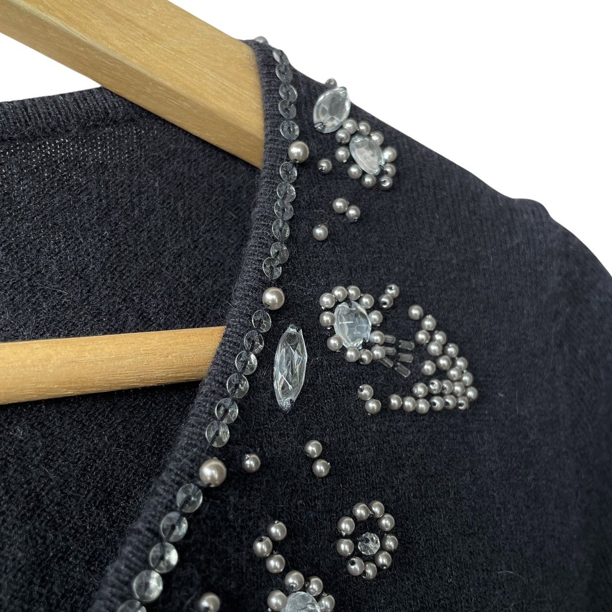Japanese Brand Inéd Japan Yohji Yamamoto WMN Beads Top Size S / US 4 / IT 40 - 4 Thumbnail