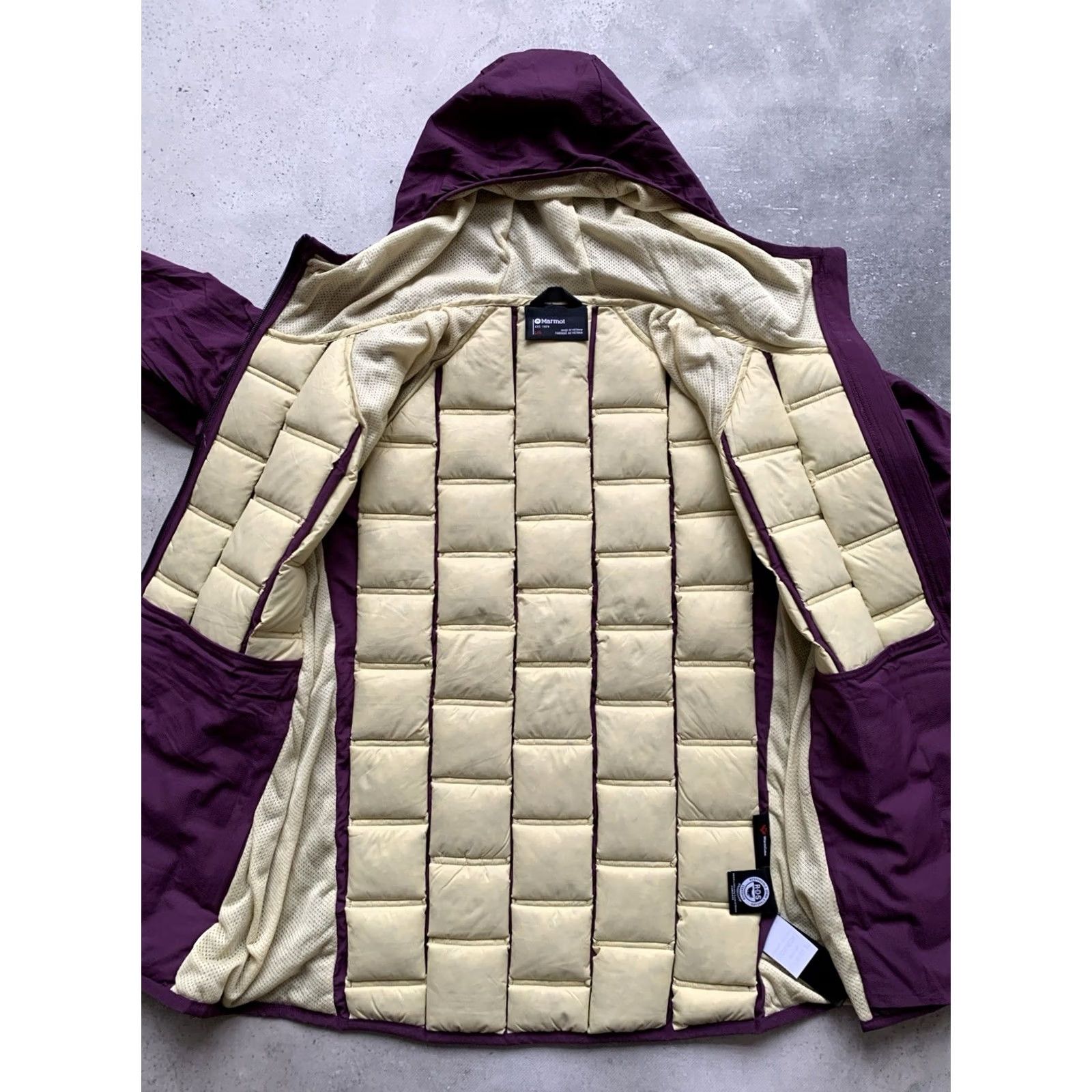 Marmot Nike? Marmot Jacket Women L Purple Full Zip Hooded Down Insulated Puffer Outer Shell Nylon Regular Fit City Classic Outdoor Size L / US 10 / IT 46 - 5 Thumbnail