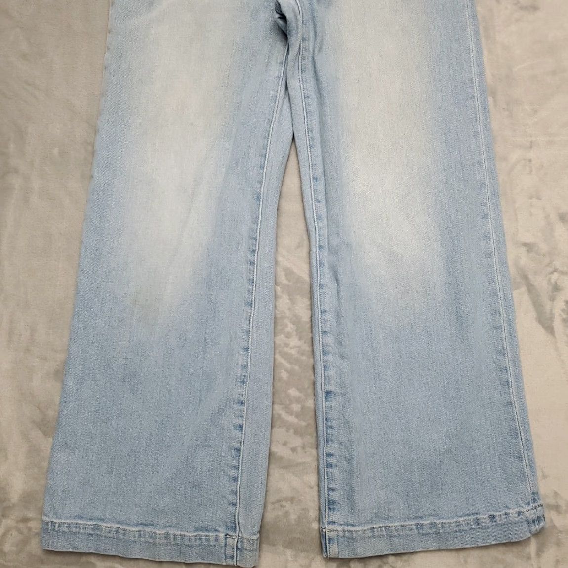 Vintage VINTAGE Rollas Jeans Womens 28 Blue Faded Wide Leg High Rise 90s Y2K Retro Size 28" / US 6 / IT 42 - 2 Thumbnail