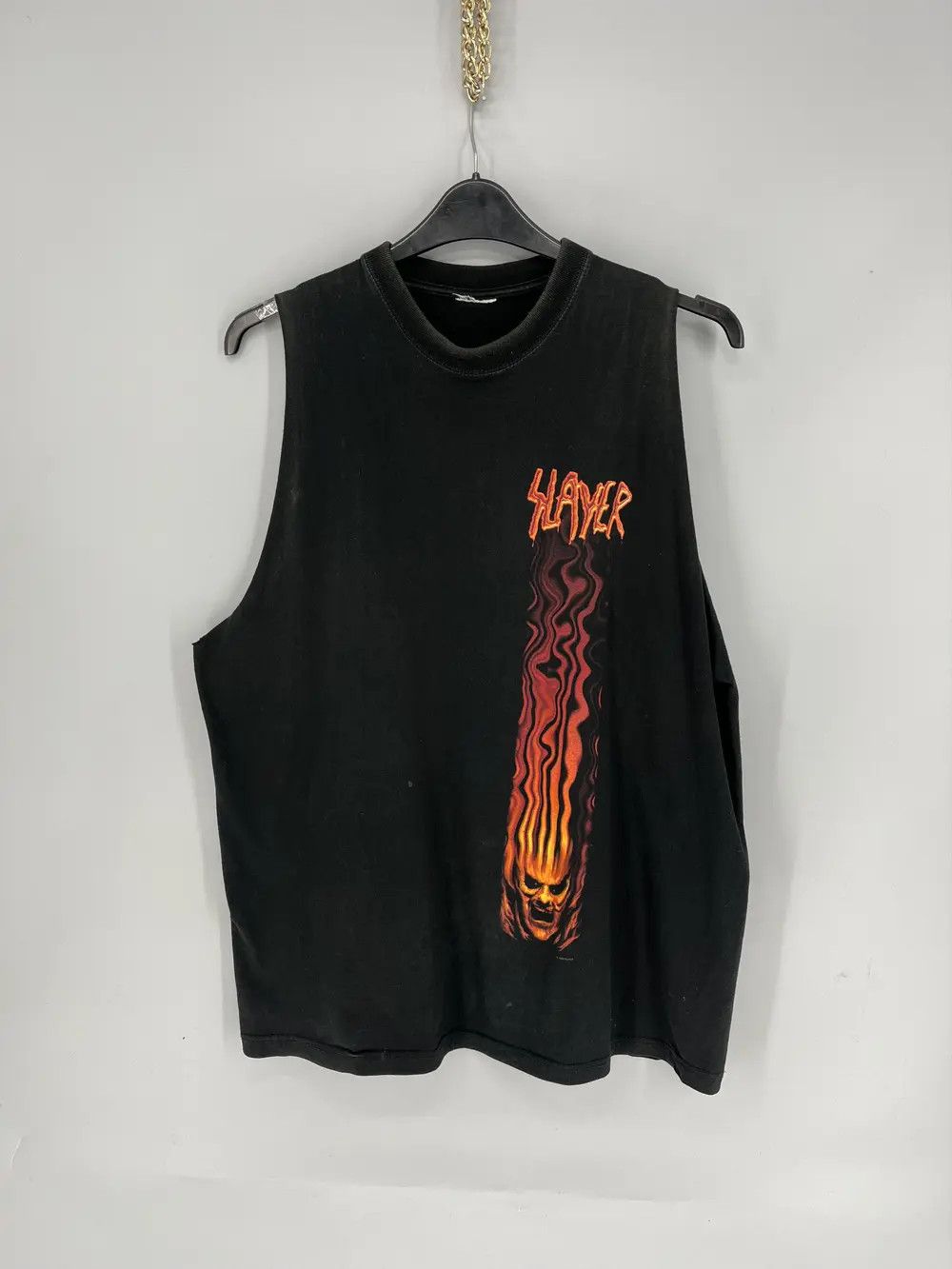 Band Tees Slayer vintage rare late 1999 tour shirt diabolus on tour Size US XL / EU 56 / 4 - 3 Thumbnail
