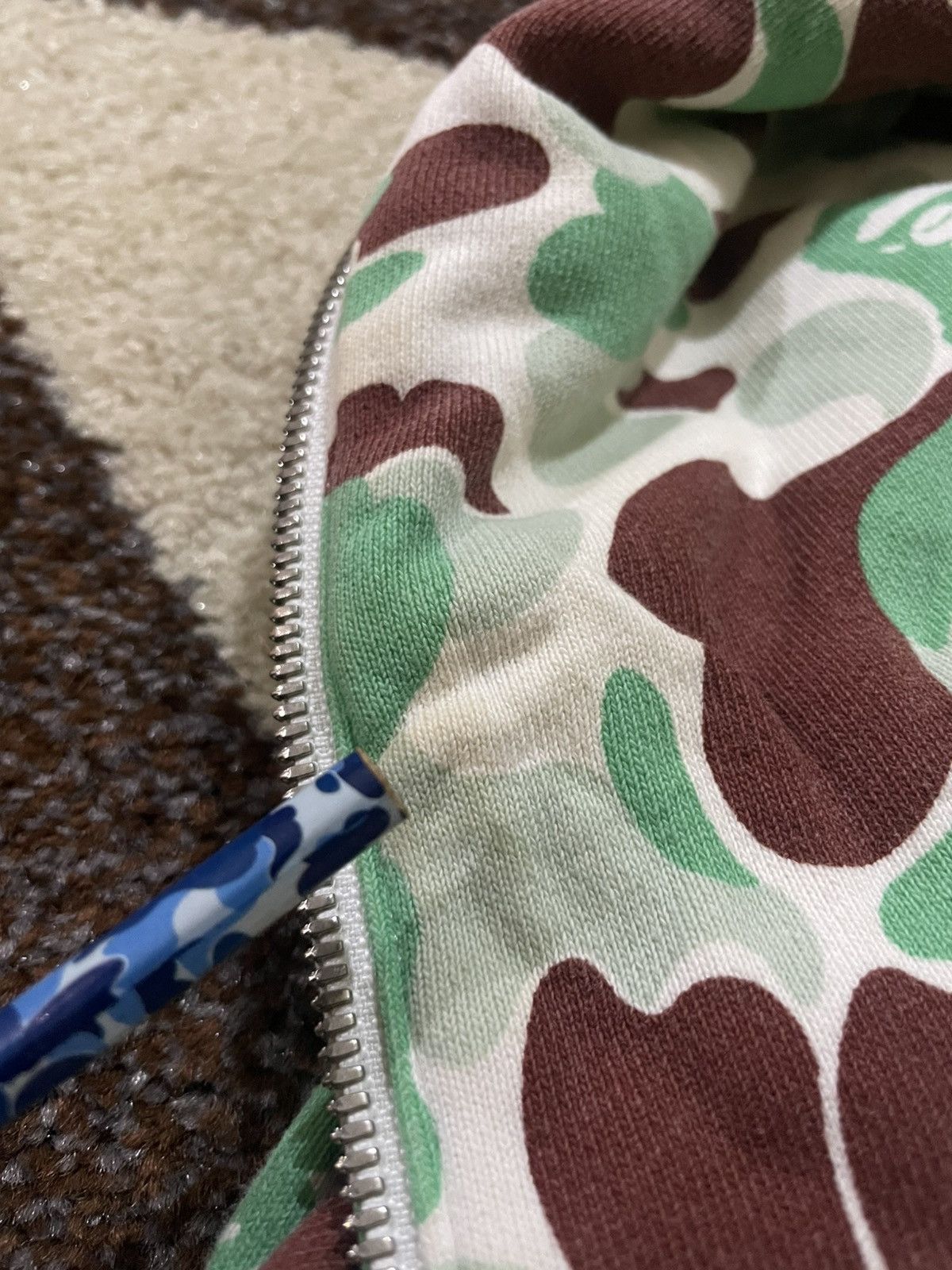 Bape OG Bape Exlusive Sendai Camo Fullzip Hoodie Size US L / EU 52-54 / 3 - 16 Thumbnail