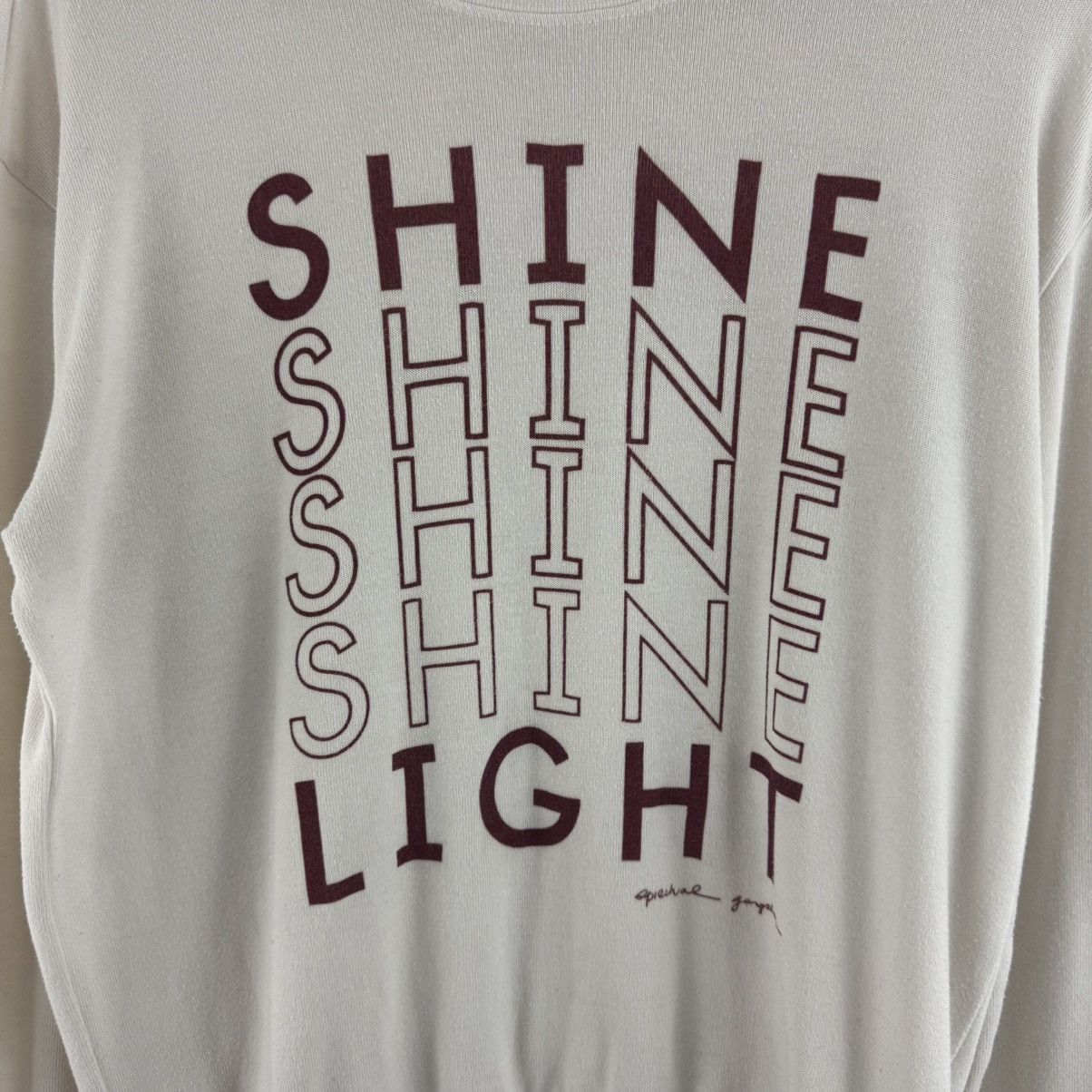 Spiritual Gangster SPIRITUAL GANGSTER White Shine Light Savasana Pullover Top Size M / US 6-8 / IT 42-44 - 7 Thumbnail