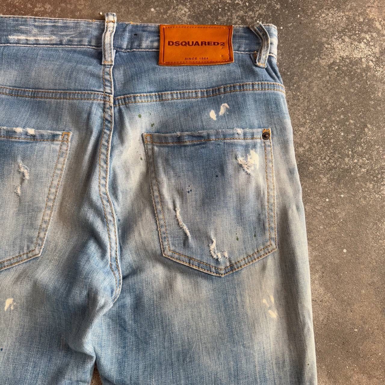 Dsquared2 × Vintage Dsquared2 Amazing Distressed Jeans Size 32" / US 10 / IT 46 - 12 Thumbnail