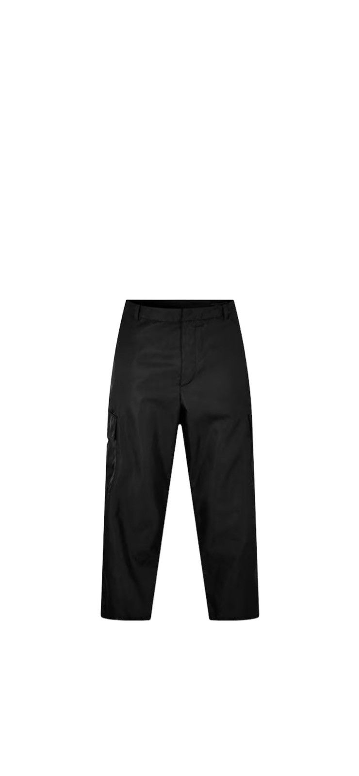 image of Prada Re-Nylon Cargo Trousers in Black, Men's (Size 36)