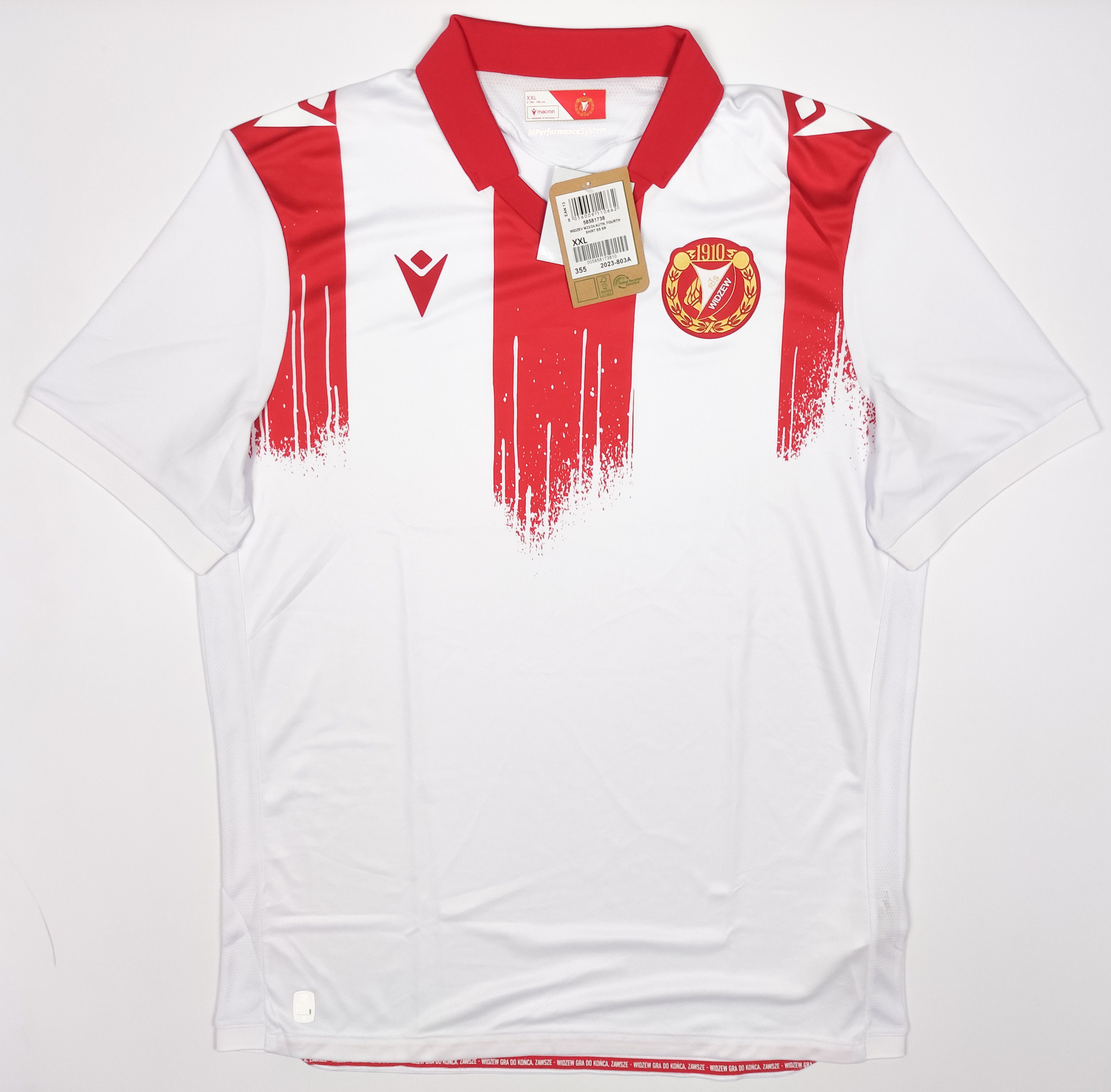 Macron BNWT Widzew Łódź 2023 2024 Macron "Special" Shirt Size US XXL / EU 58 / 5 - 1 Thumbnail