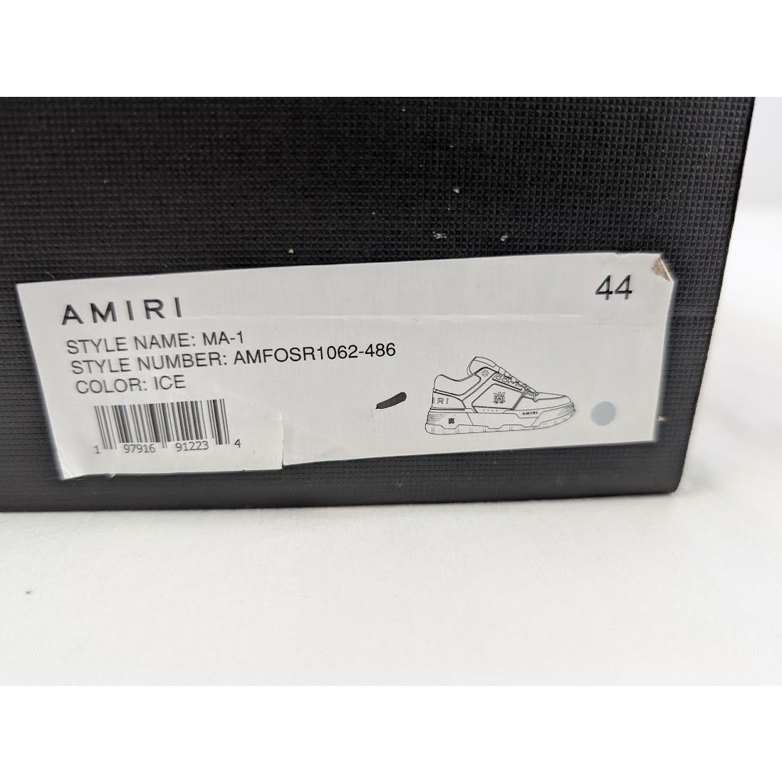 Amiri o1rshd1 Q:2 / MA-1 Sneakers in Ice Blue Size US 11 / EU 44 - 18 Thumbnail