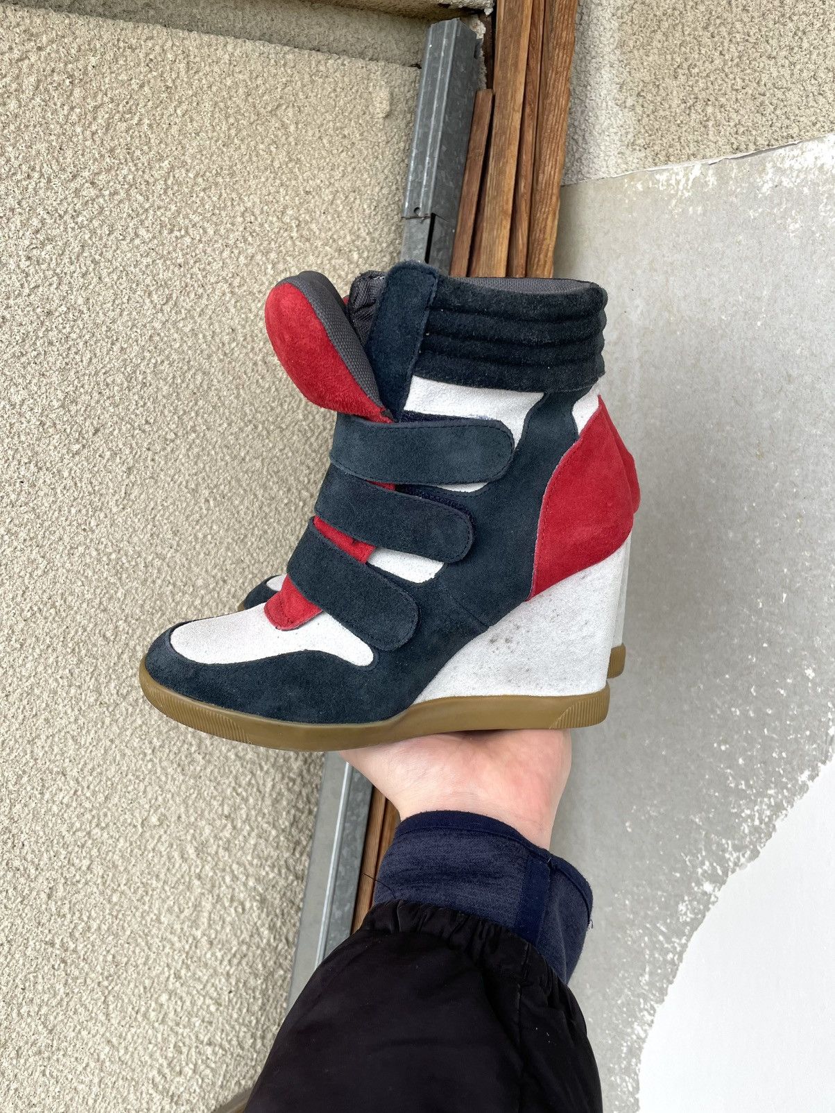 Isabel Marant Isabel Marant Style Bowie Wedge Sneakers Hi Top Shoes Sz 38 Size US 8 / IT 38 - 6 Thumbnail