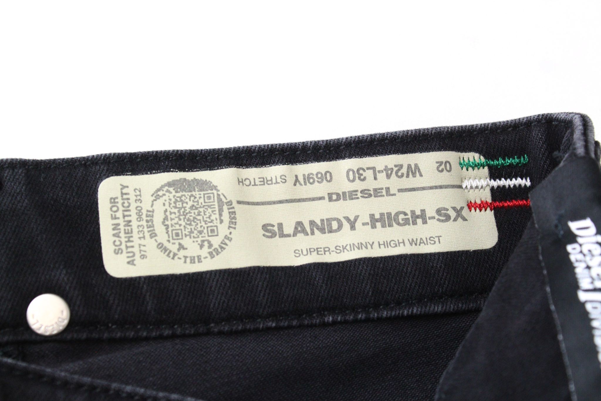 Diesel SLANDY-HIGH-SX 069IY W24/L30 Blue Girls Jeans 71251 Size 24" / US 00 / IT 34 - 6 Thumbnail