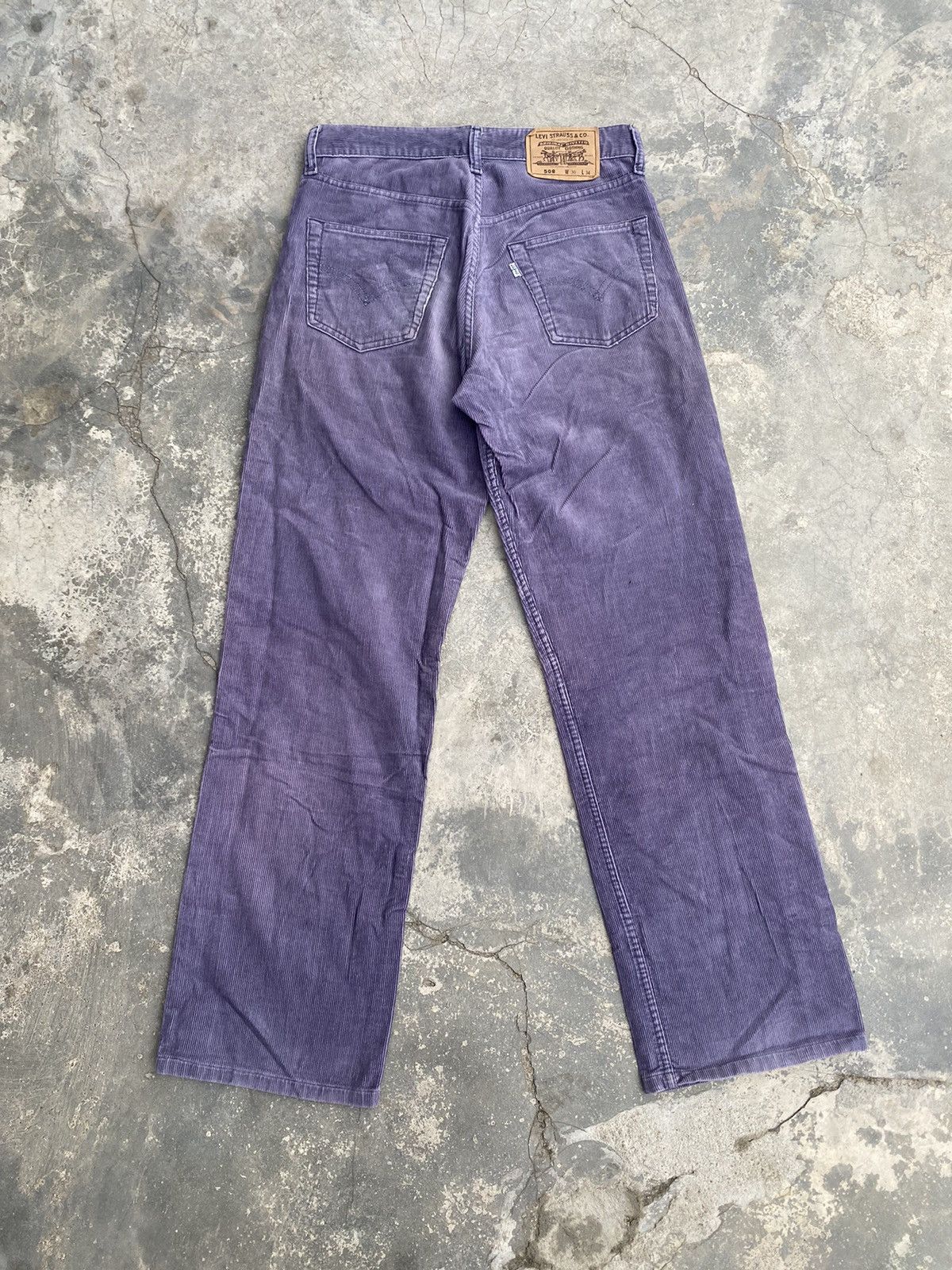 Levi's Vintage Clothing 98’ Lot 508 corduroy jeans LV009 Size US 29 - 3 Thumbnail
