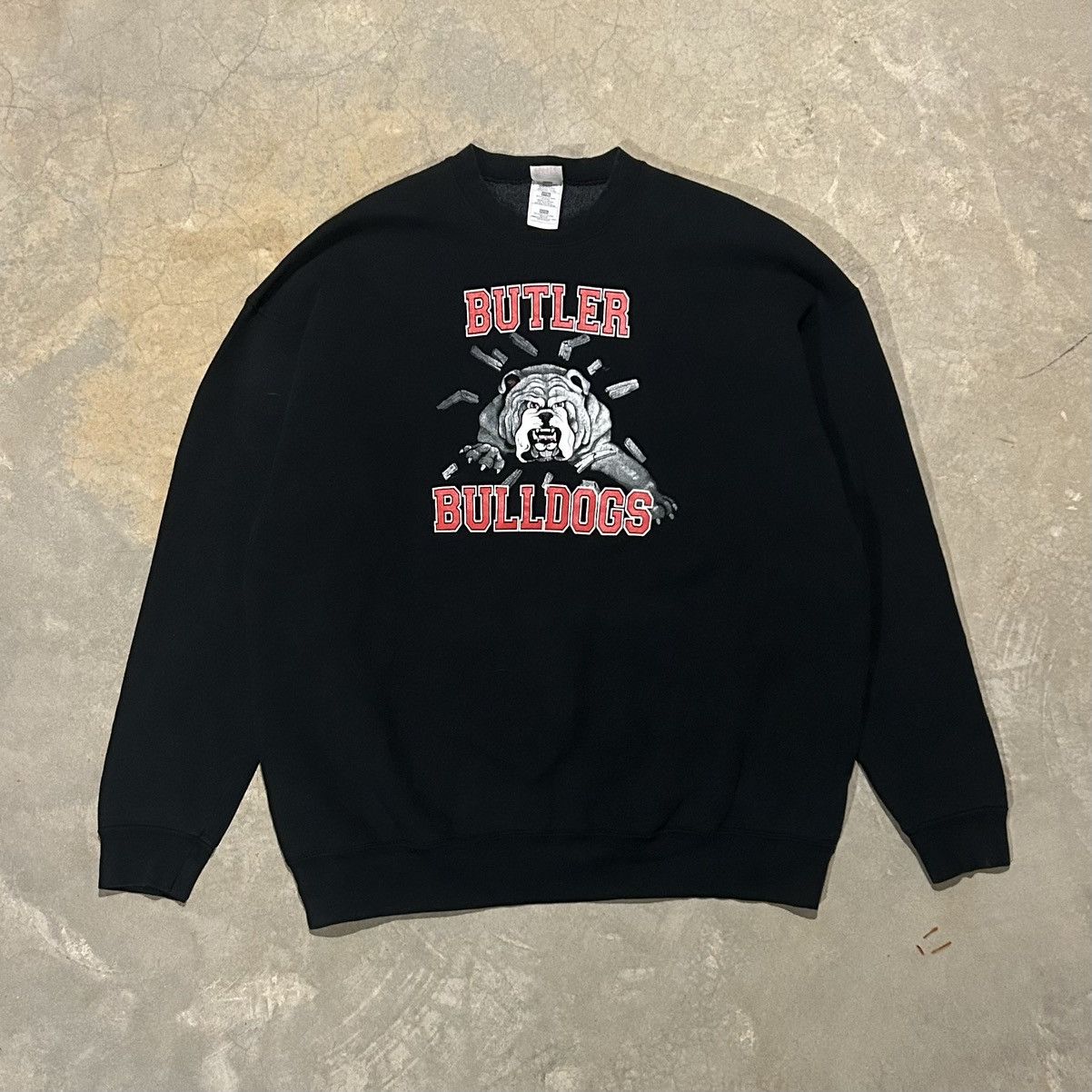 Vintage Crazy Vintage 90s Butler Bulldogs College Crewneck Size US XXL / EU 58 / 5 - 1 Thumbnail