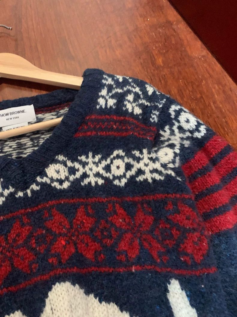Thom Browne Thom Browne Size 1Baby whale sweater 2501-Nextarrow Size US S / EU 44-46 / 1 - 7 Thumbnail