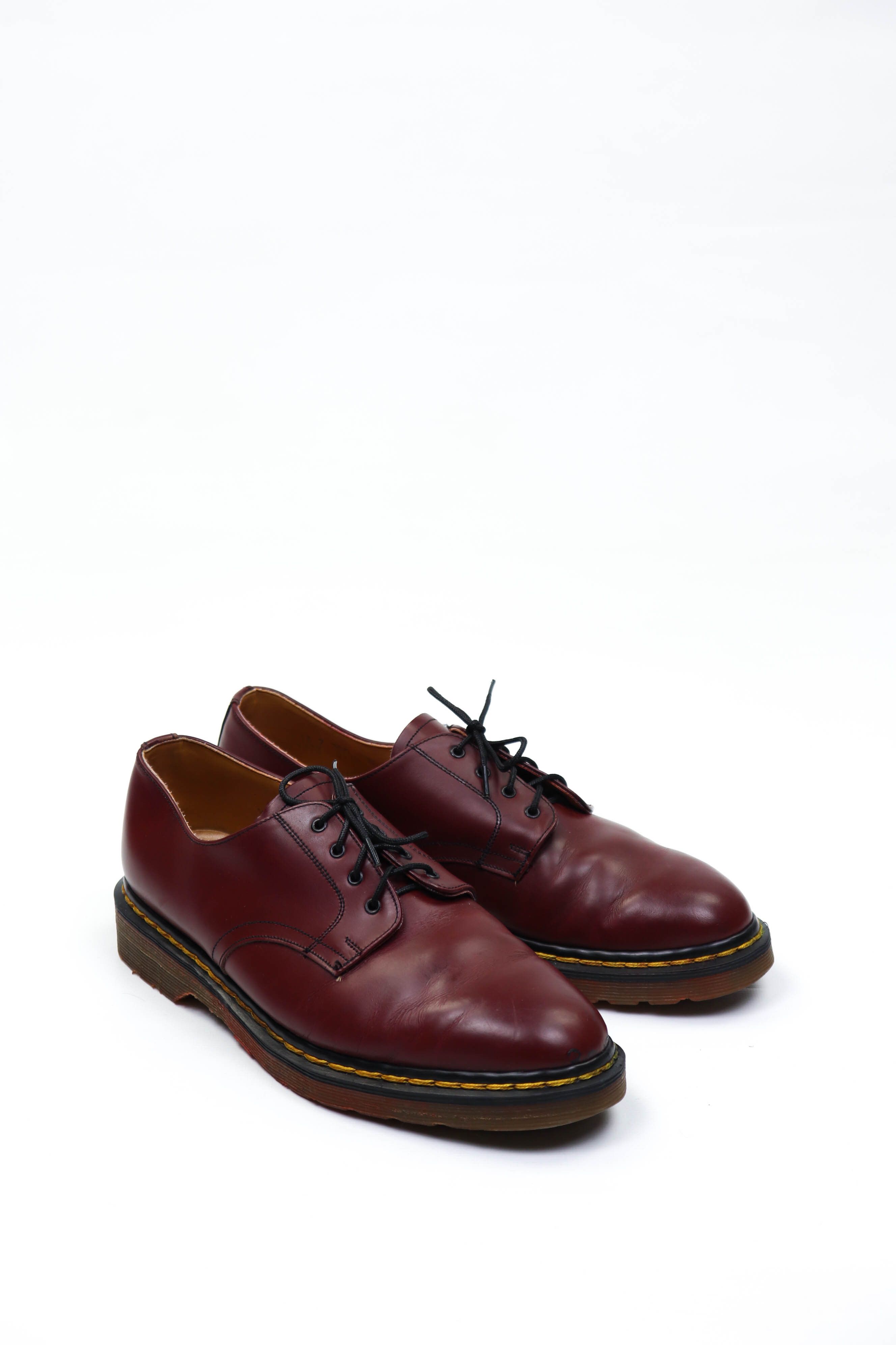 image of Dr Martens Dr. Martens Vintage England Cherry Red Leather Oxford Shoes, Men's (Size 10)