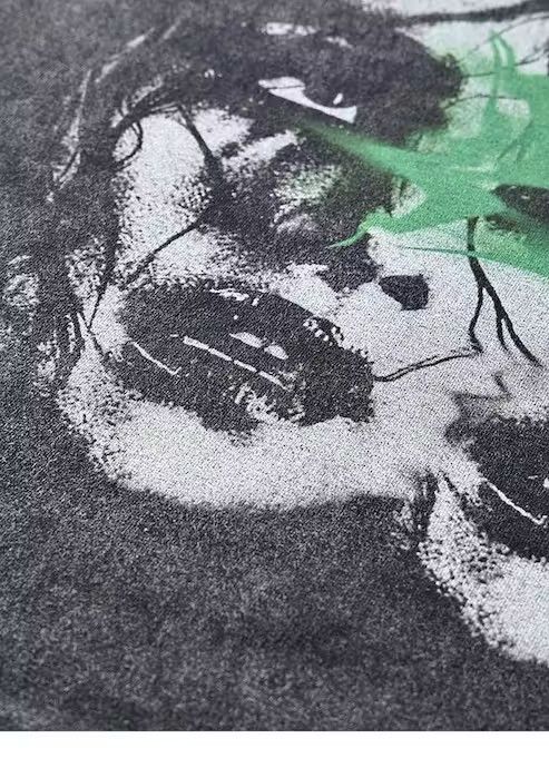 Japanese Brand Retro Vintage Black Ripped Double Faces Printed Tshirt Size US L / EU 52-54 / 3 - 7 Thumbnail