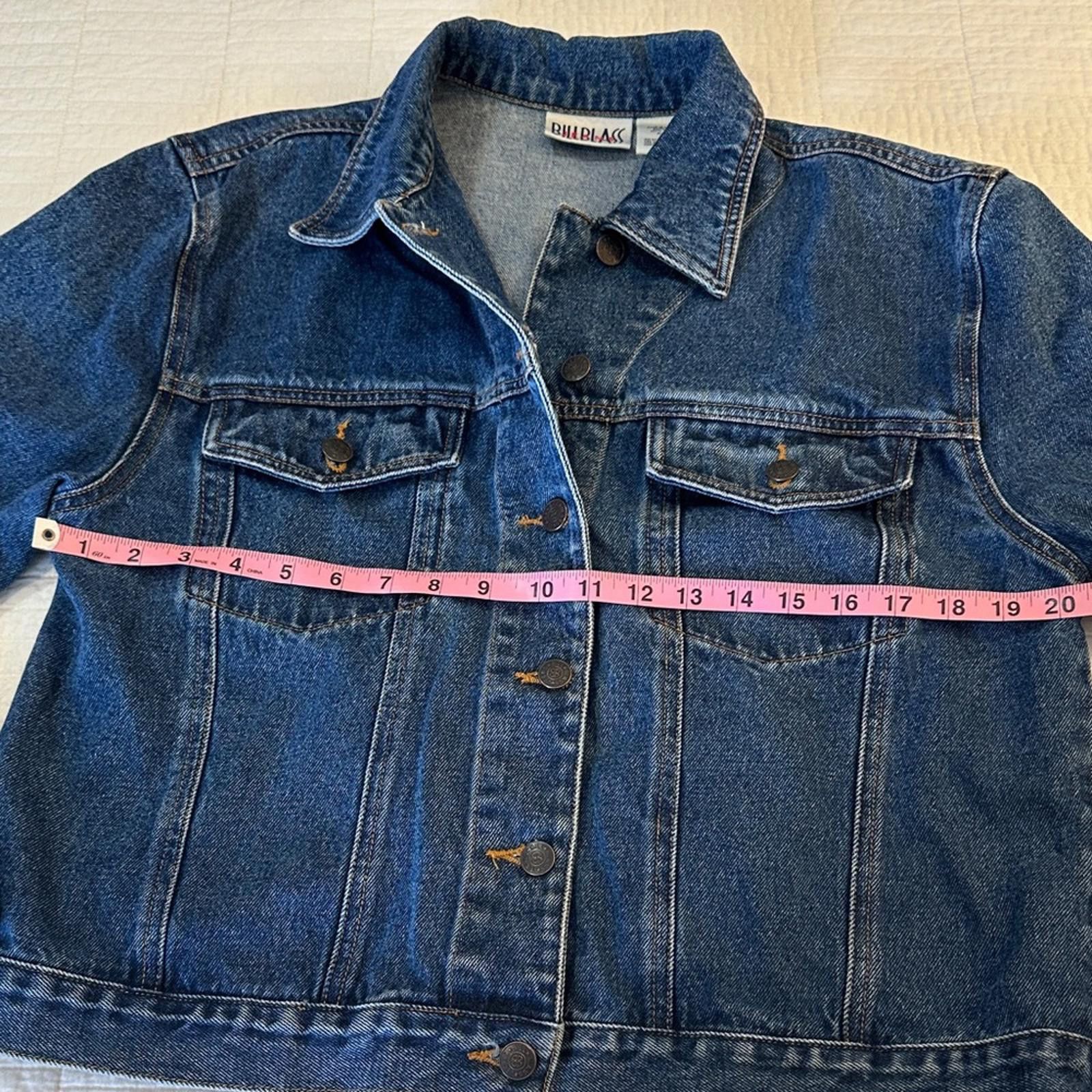 Bill Blass Vintage Oversized Jean Jacket Large Bill Blass EUC Denim EUC Size L / US 10 / IT 46 - 5 Thumbnail
