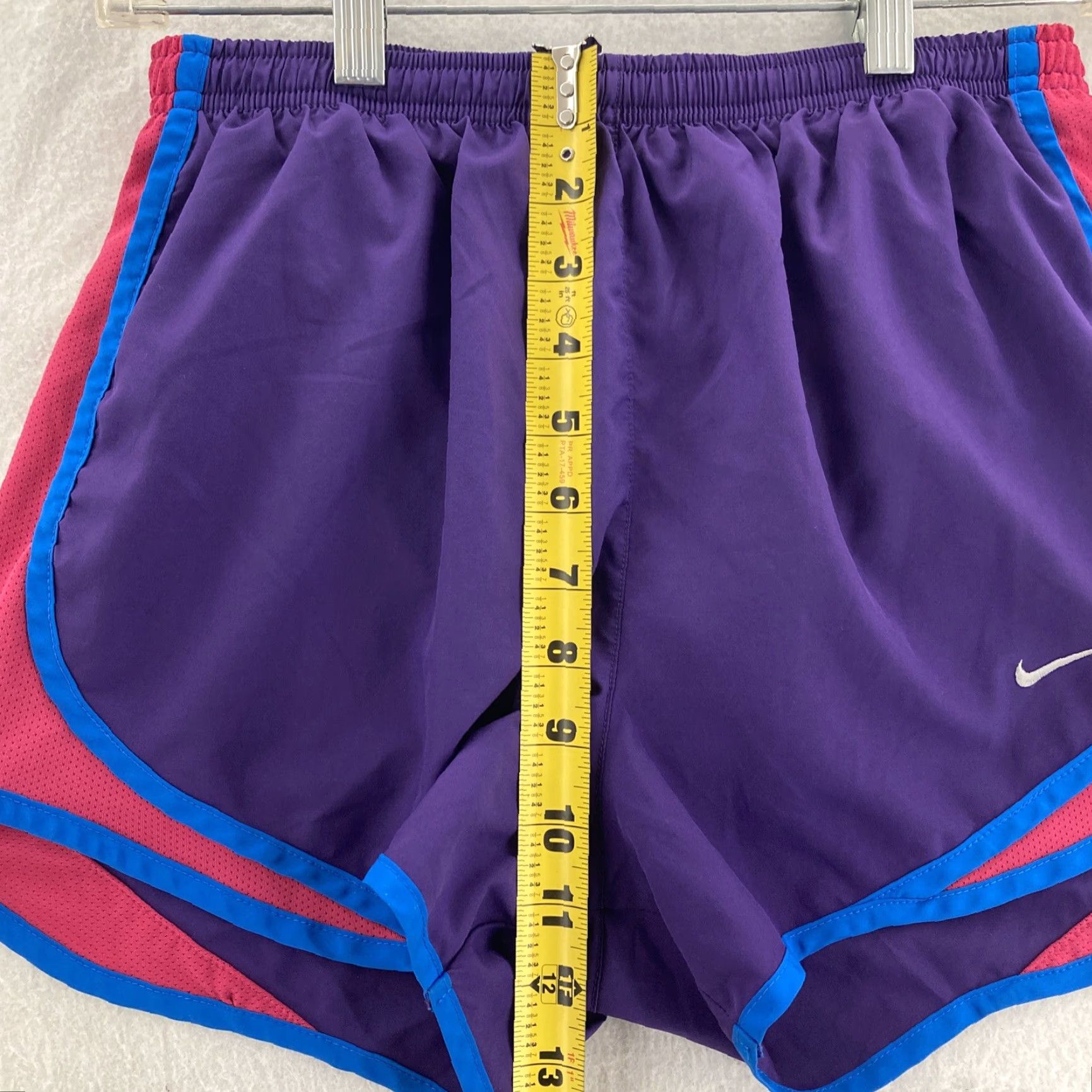 Nike Nike Dri-Fit Running Shorts Womens Small Lined Running Purple Size 28" / US 6 / IT 42 - 4 Thumbnail