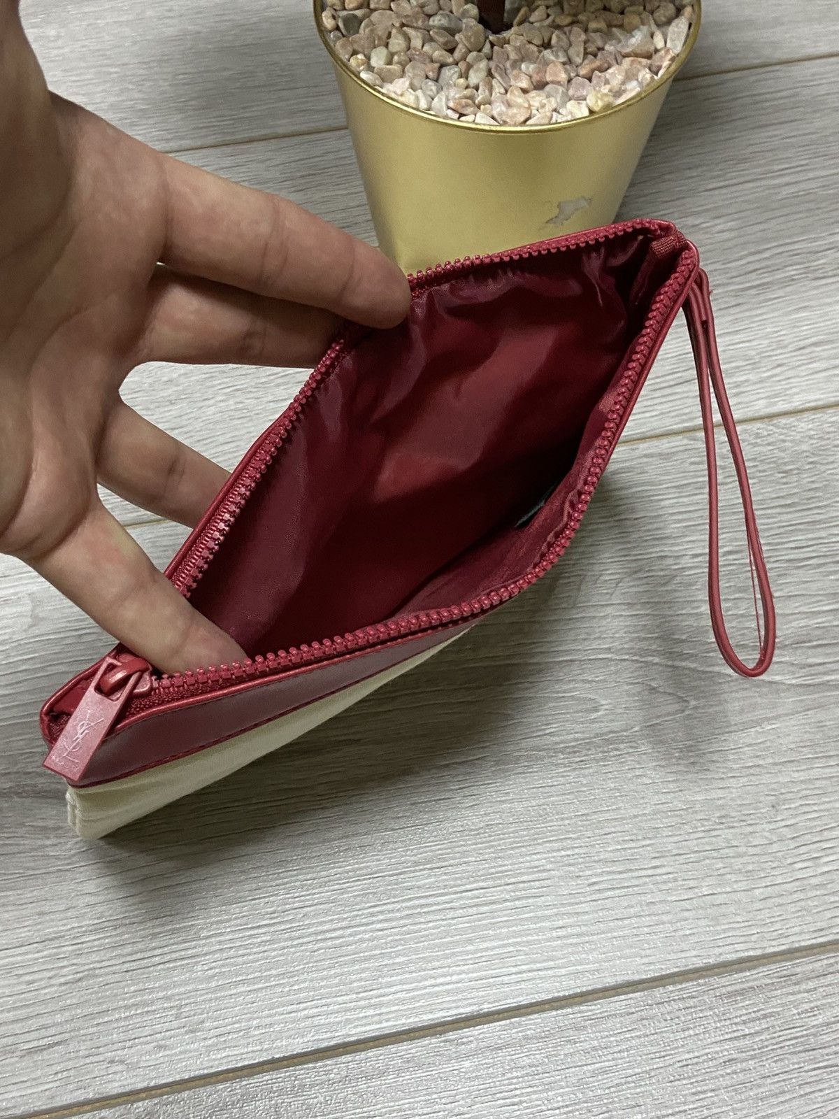 Yves Saint Laurent YSL Yves Saint Laurent beauty pouch bag parfums Size ONE SIZE - 4 Thumbnail