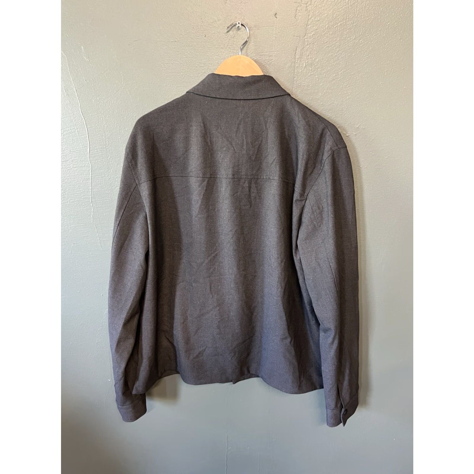 Zara Zara Jacket Women's Black Long Sleeve Button Up 2XL 4 Way Stretch Basic Solid Polyester Regular Size 2XL Womens Size XXL / US 16-18 / IT 52-54 - 2 Thumbnail