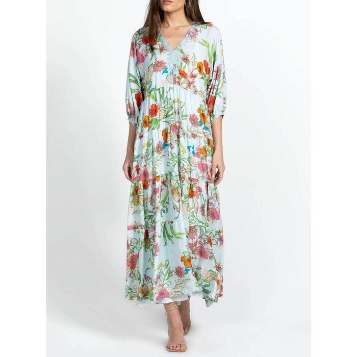 Johnny Was Liliana Dolman Tiered Dress In Floral | Grailed