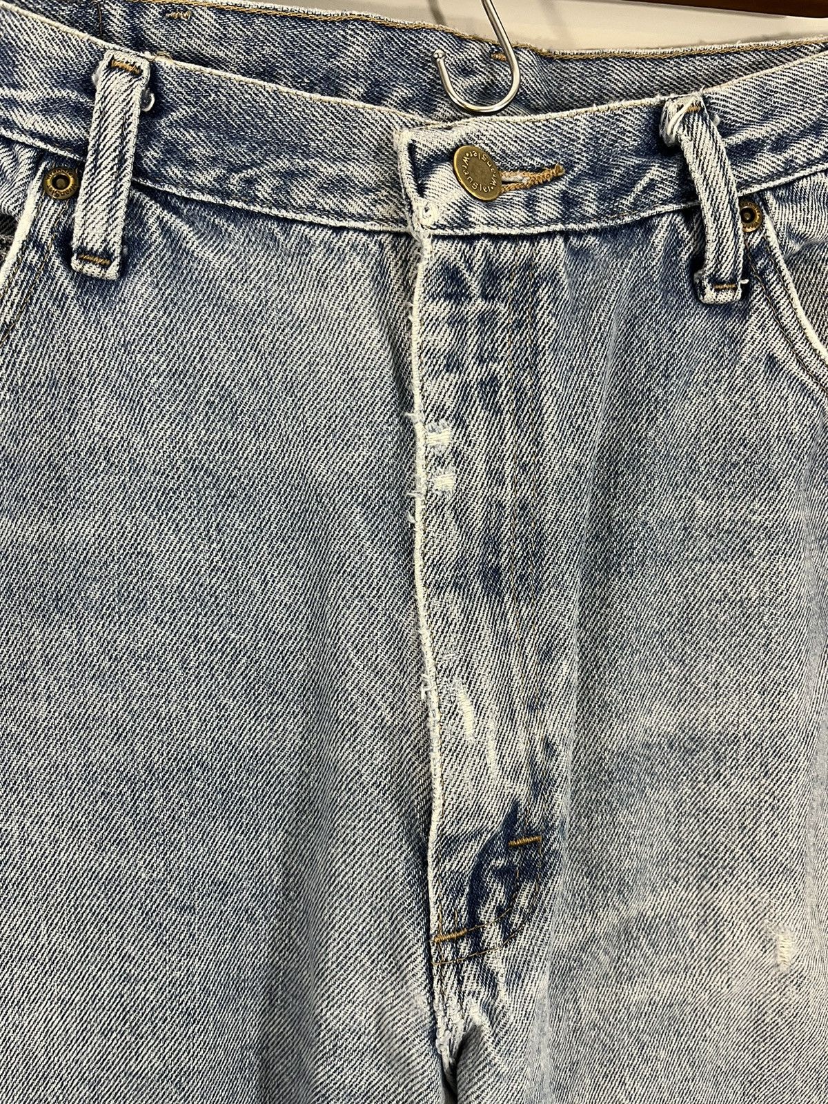Vintage Thrashed Perfect Fade Light Wash Jeans Size US 36 / EU 52 - 6 Thumbnail