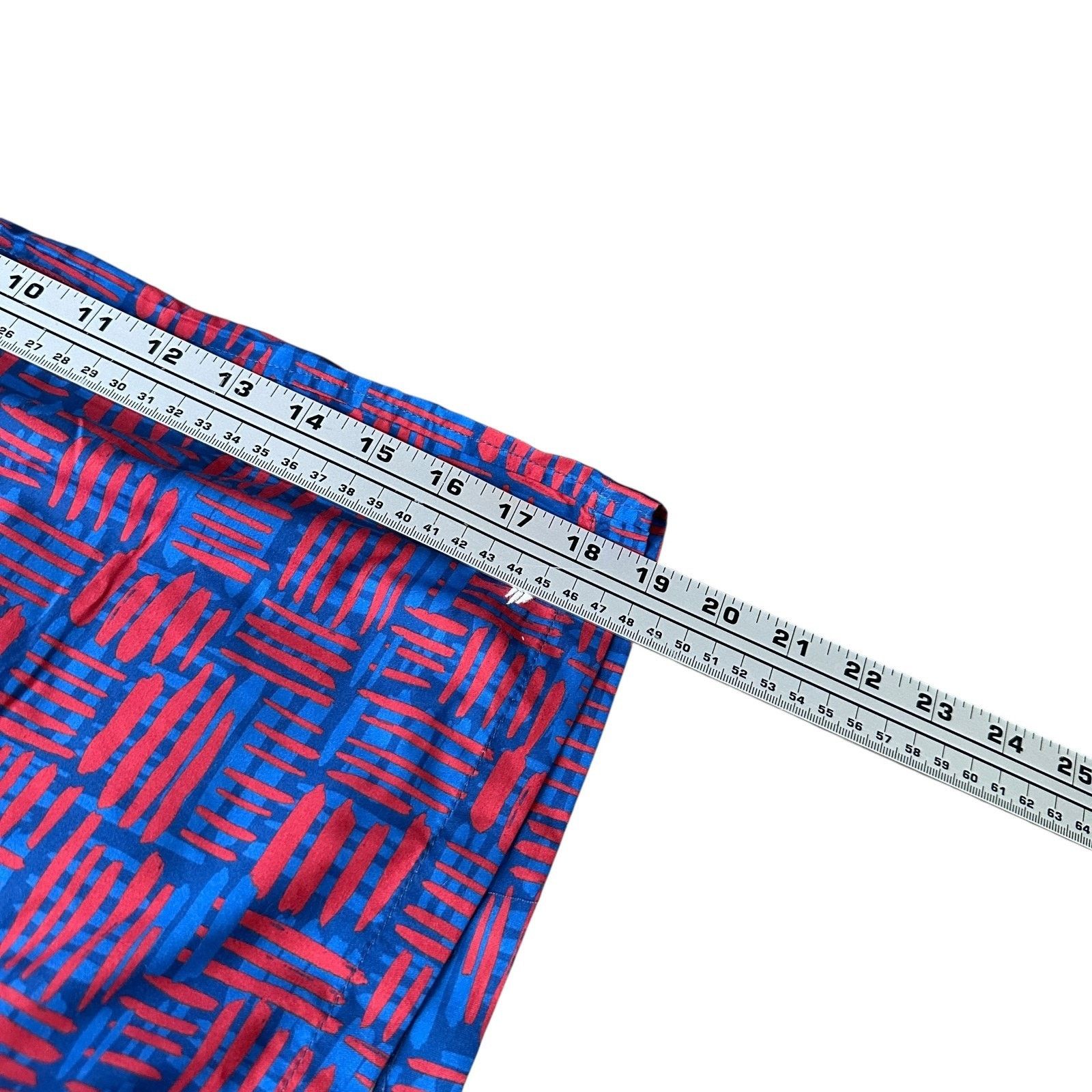 Southern Marsh Southern Marsh Swim Trunks Shorts Mens 3X Red Blue Geometric Size US 44 / EU 60 - 7 Thumbnail