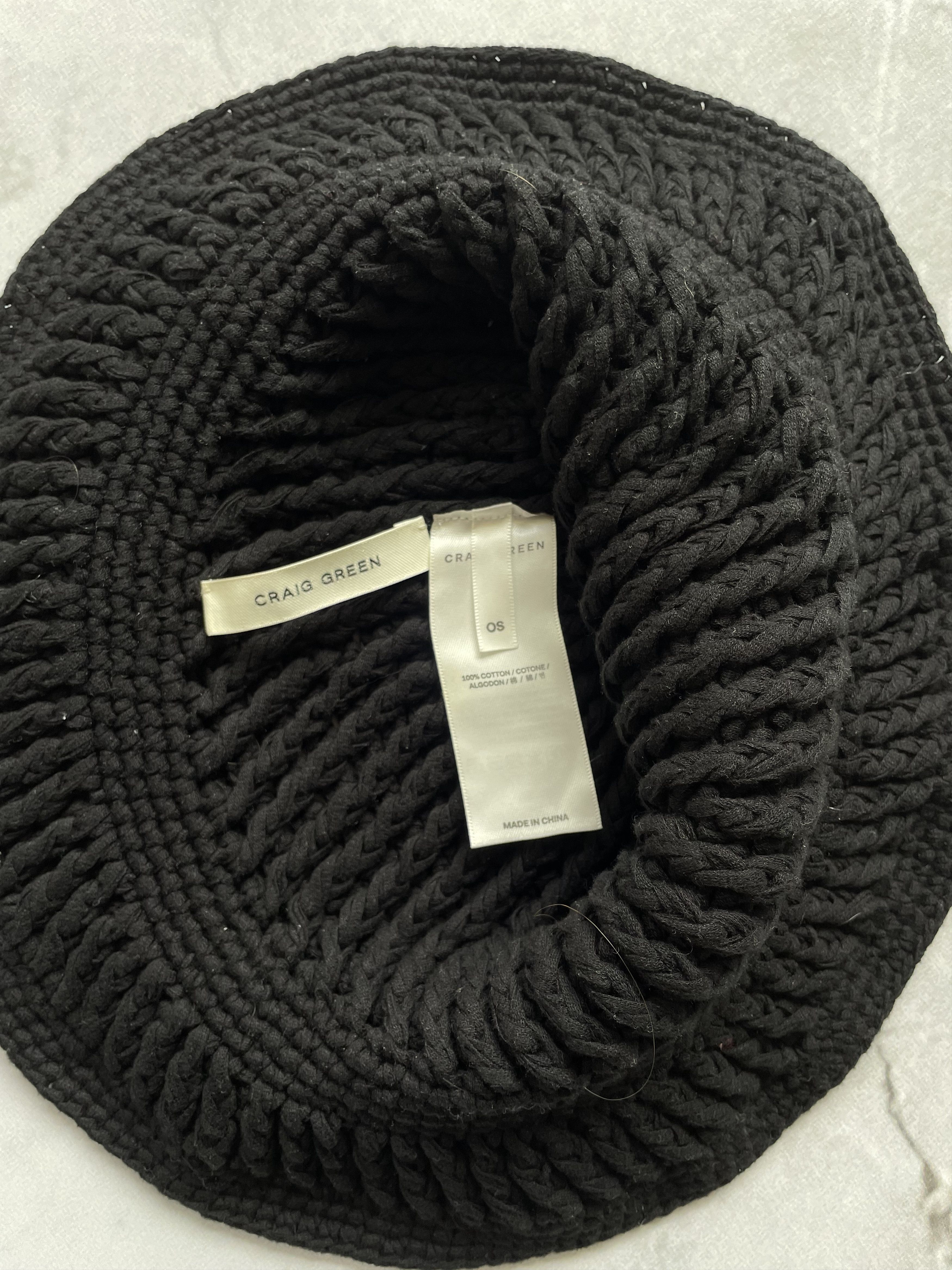 Craig Green Craig Green crochet Bucket hat Size ONE SIZE - 4 Thumbnail