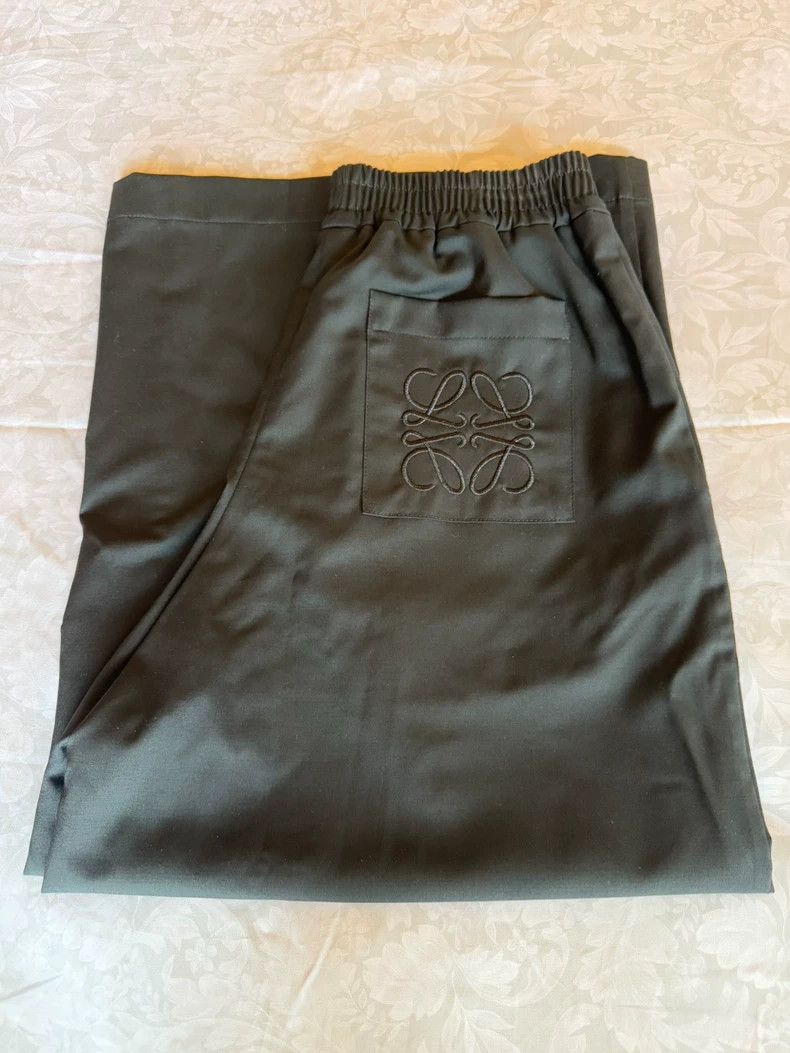 Loewe Loewe size XS Women's black wide-leg pants (9/10 length) Size 28" / US 6 / IT 42 - 1 Thumbnail