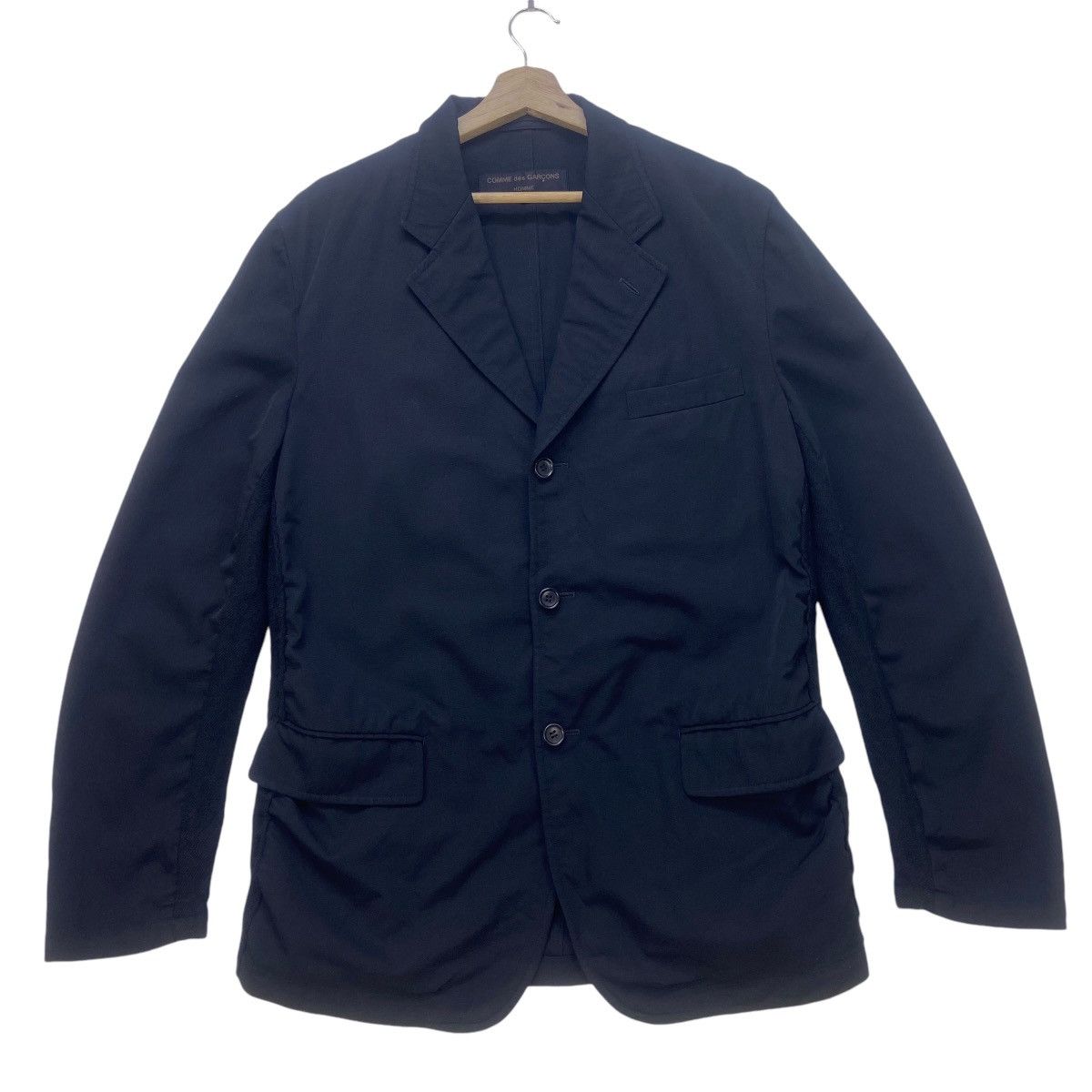 Comme des Garcons Homme Rare🔥AD2002 Comme des Garçons Stylish Wool Blazer Coat Size US M / EU 48-50 / 2 - 5 Thumbnail