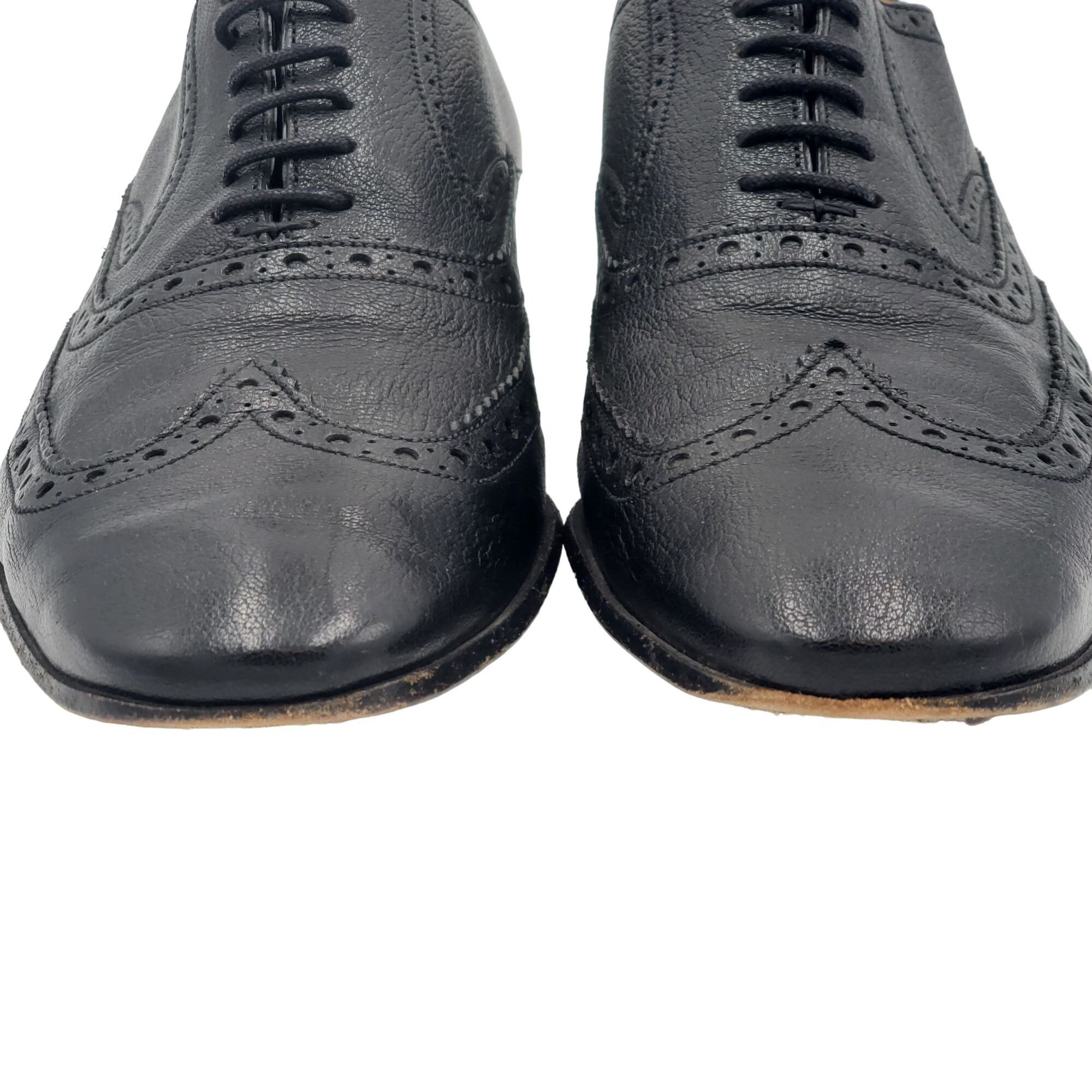 Bally Vintage Bally Switzerland Dress Shoes Men 9.5 Black Leather Size US 9.5 / EU 42-43 - 10 Thumbnail