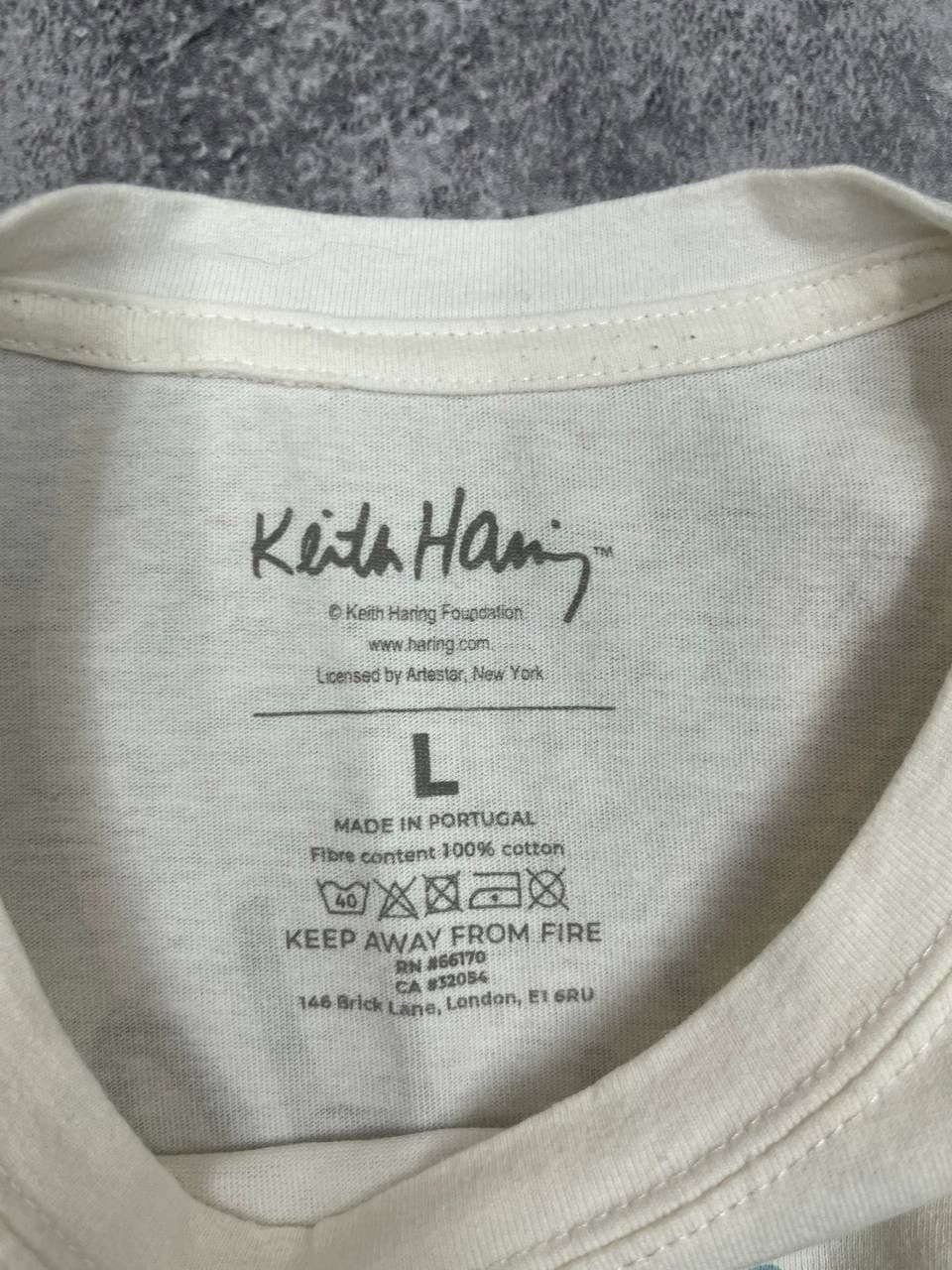 Keith Haring Keith Haring Men Vintage Cotton T-Shirt White Tee Size L Size US L / EU 52-54 / 3 - 6 Thumbnail