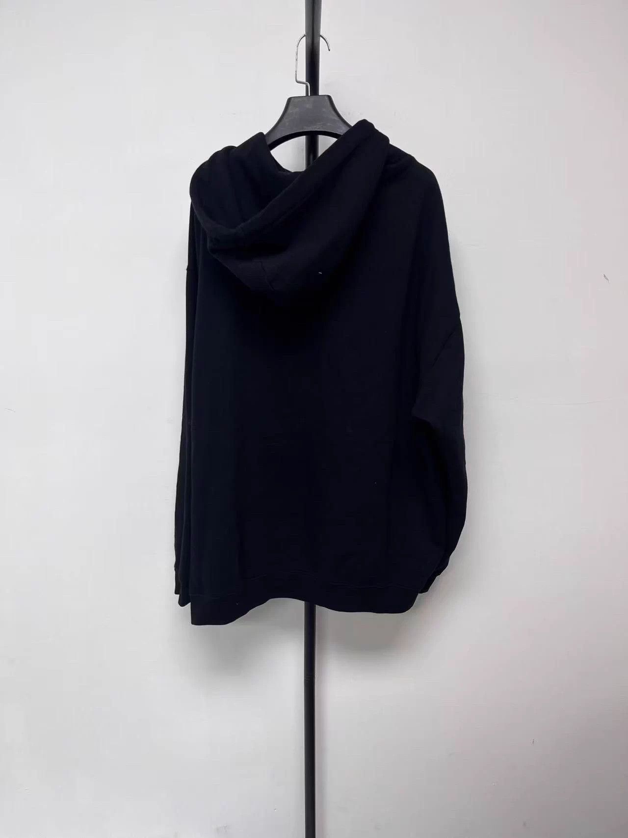 Balenciaga Balenciaga logo hoodie women's black regular fit XL Size US XL / EU 56 / 4 - 2 Thumbnail