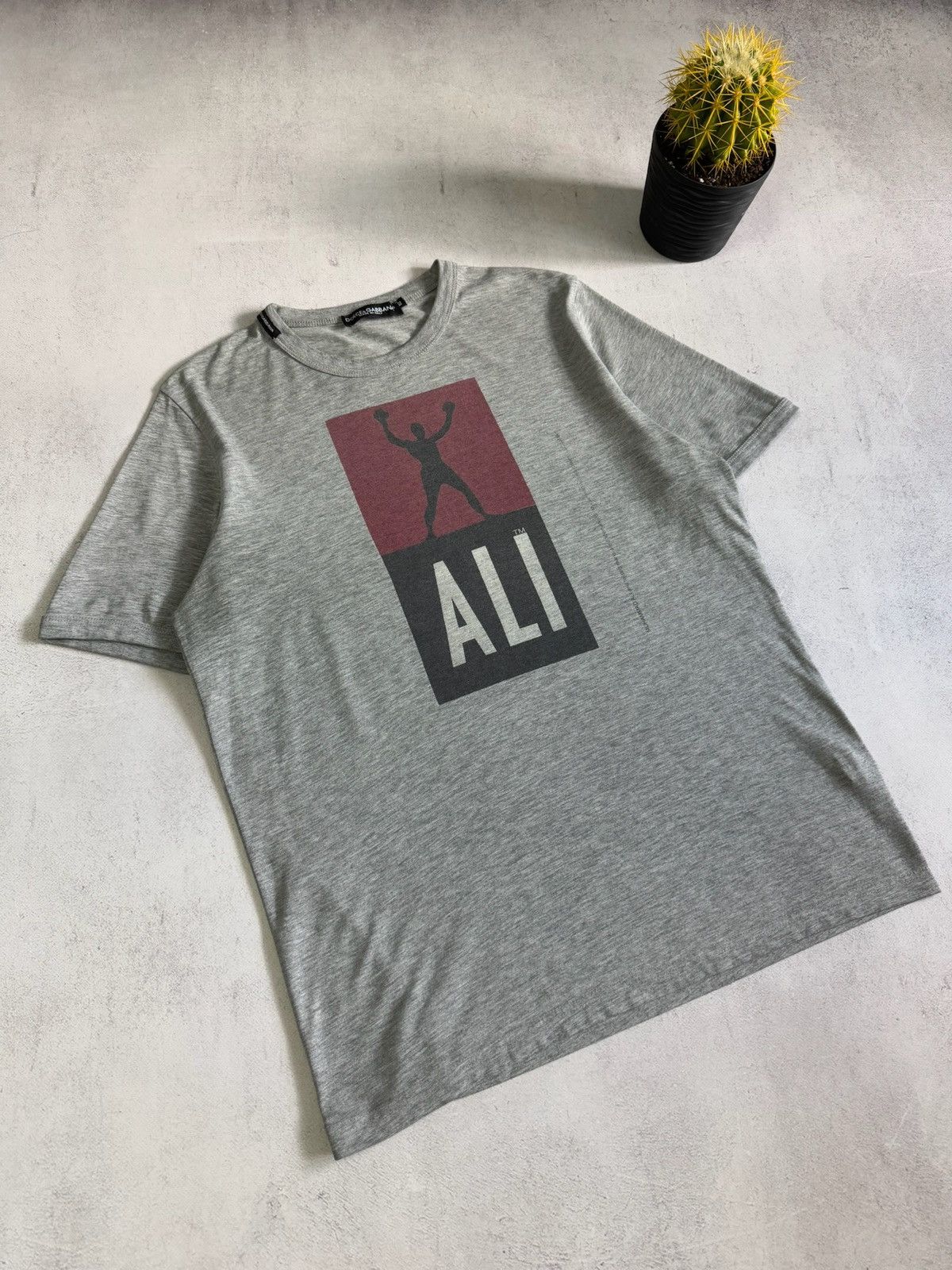 Dolce & Gabbana Rare Dolce Gabbana Mohammad Ali T Shirt Tee Big Logo Mens Size US L / EU 52-54 / 3 - 2 Thumbnail