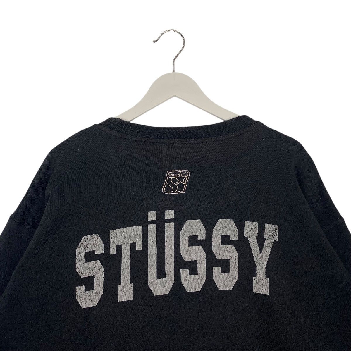 Other Vintage Stussy Embroidered Crewneck Sweatshirt Dark Gray Size US L / EU 52-54 / 3 - 4 Thumbnail